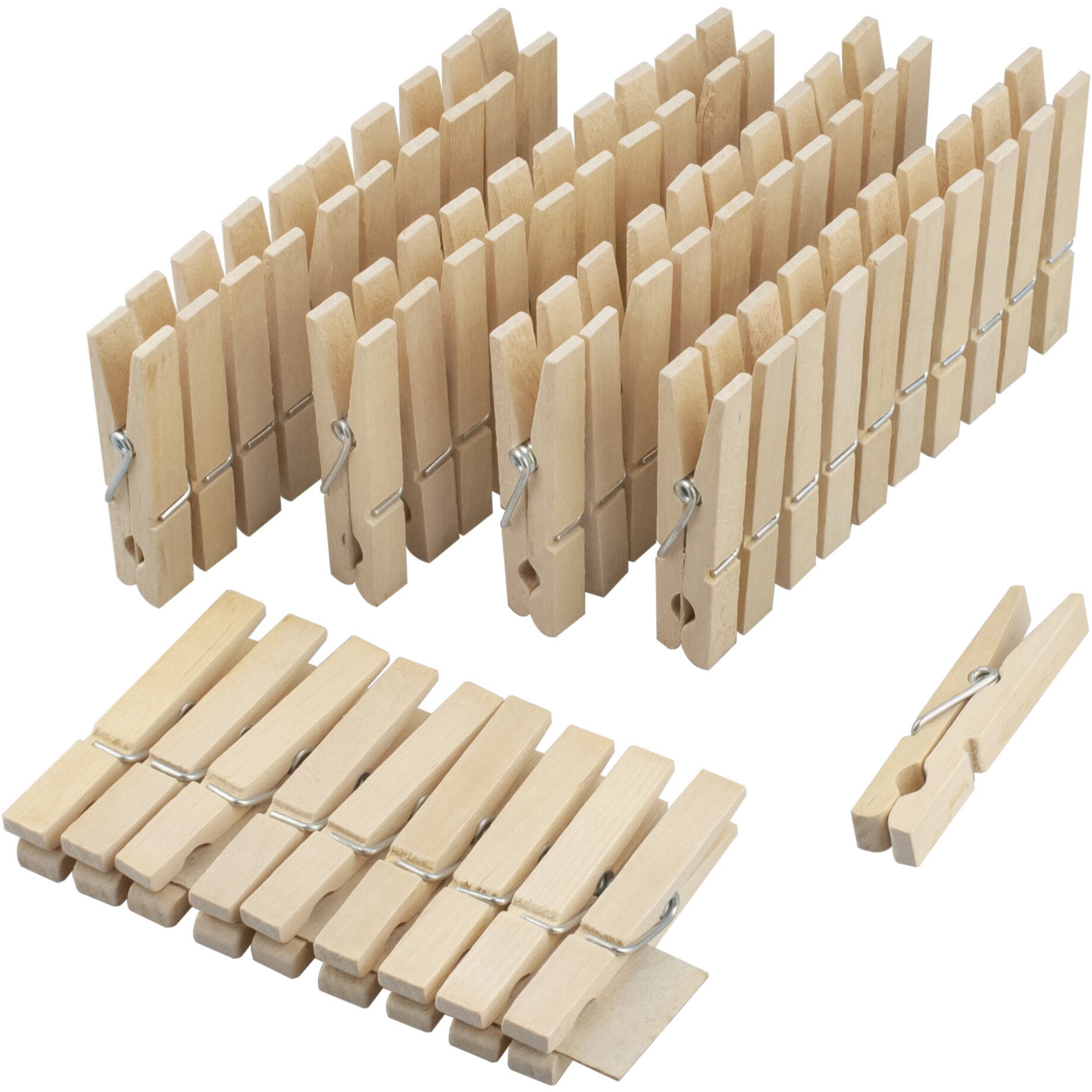 Bümag Wäscheklammern Holz 50St