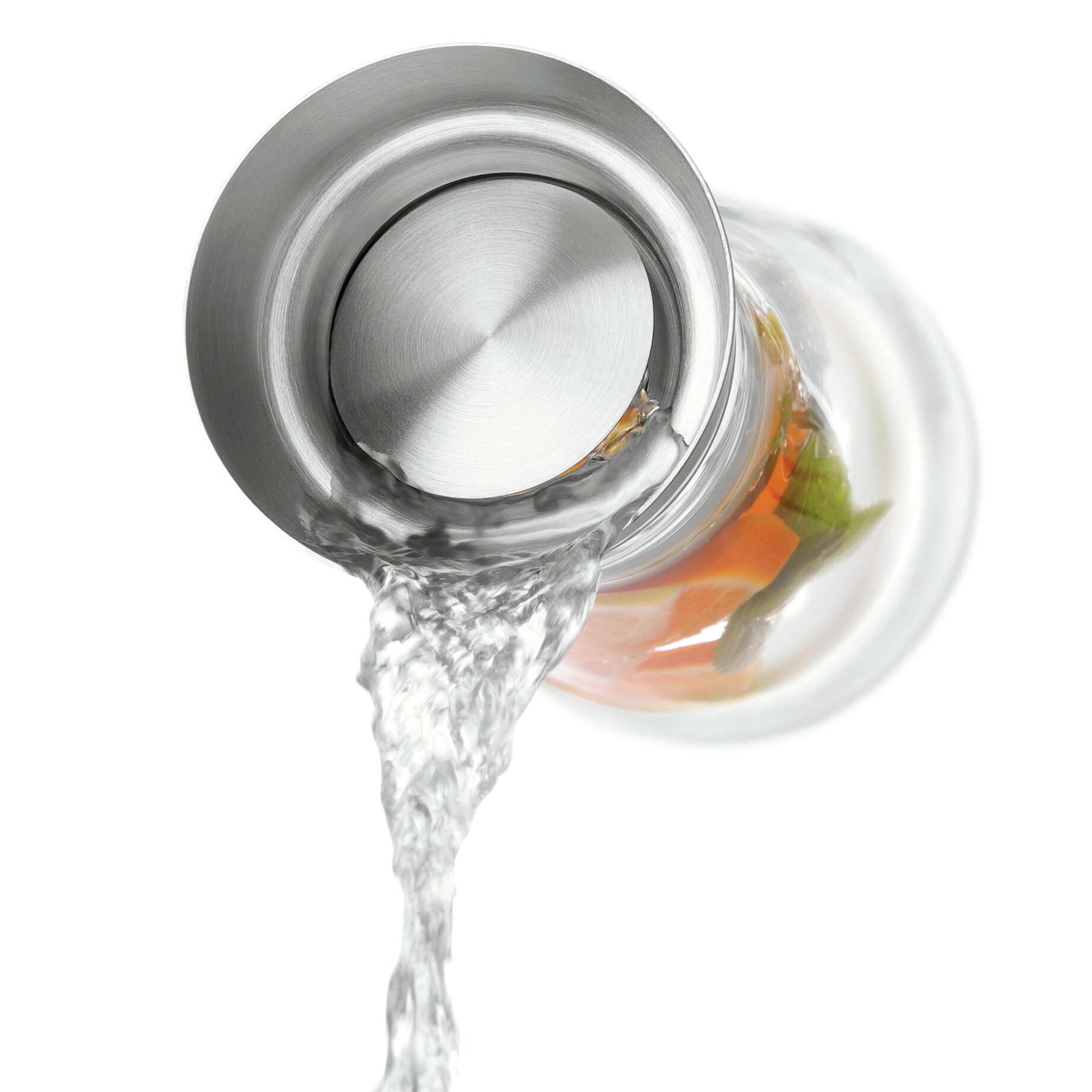 Flasche, Sinken, Waschbeckenhahn
