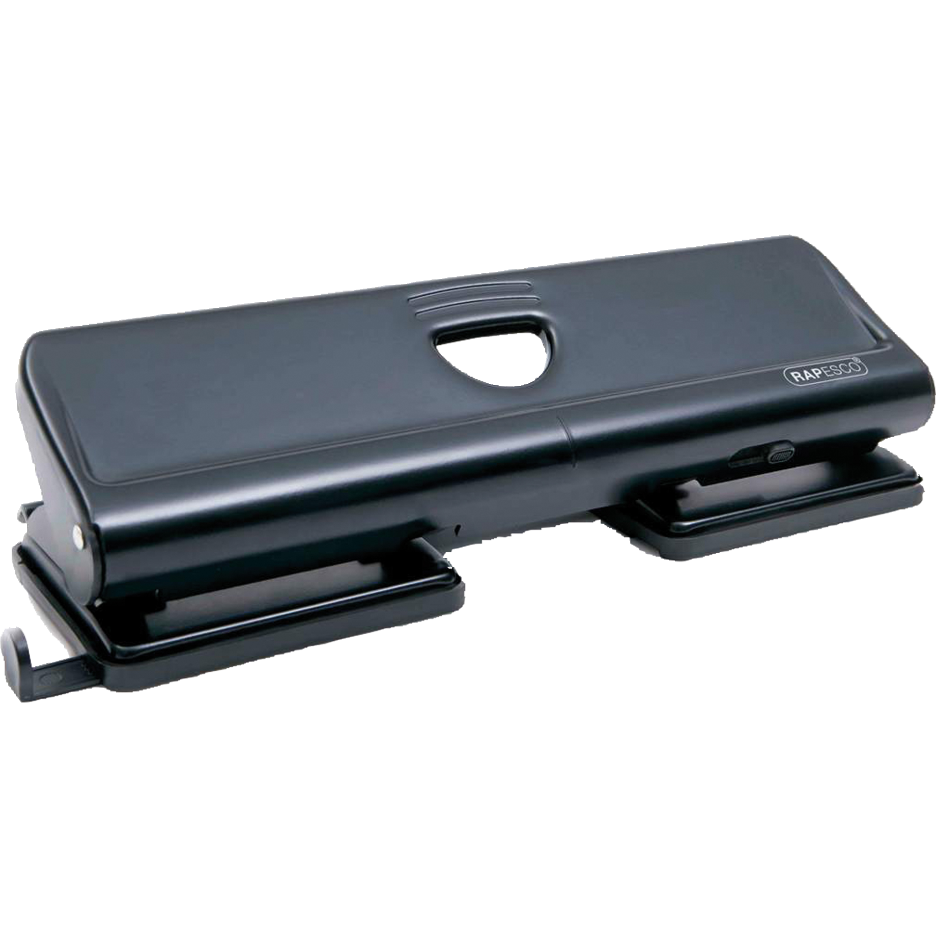 Rapesco Doppellocher 720 20Blatt 4fach-Lochung schwarz