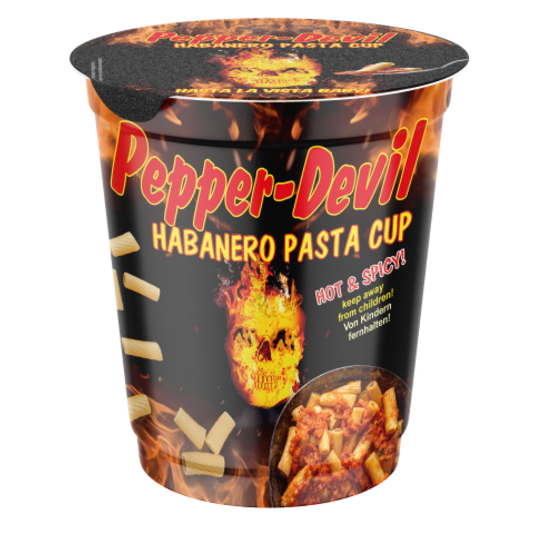 instant-nudeln, peper-Devil, habanero, pasta-tasse, feurig