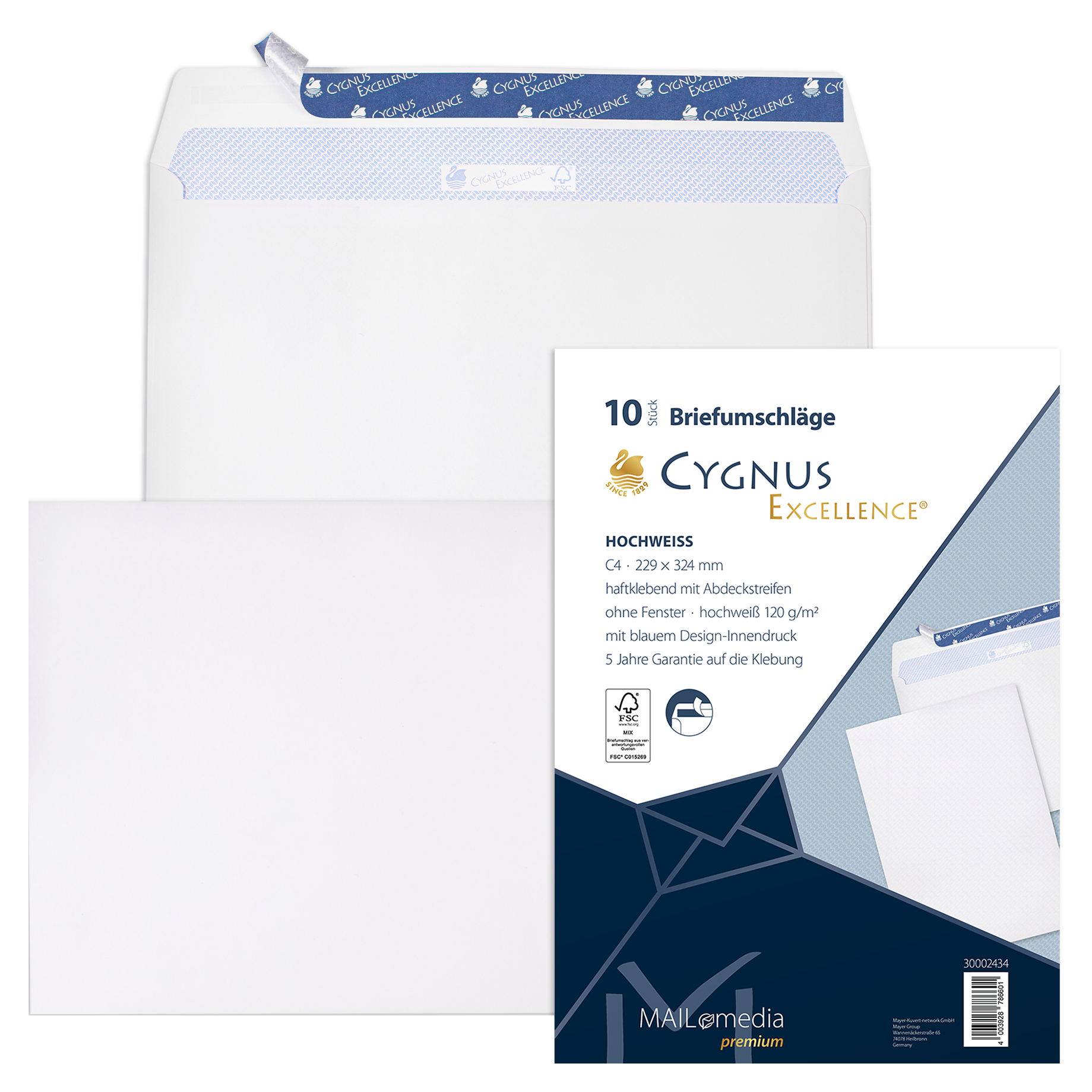 Briefumschlag CYGNUS EXCELLENCE® Kleinpackung