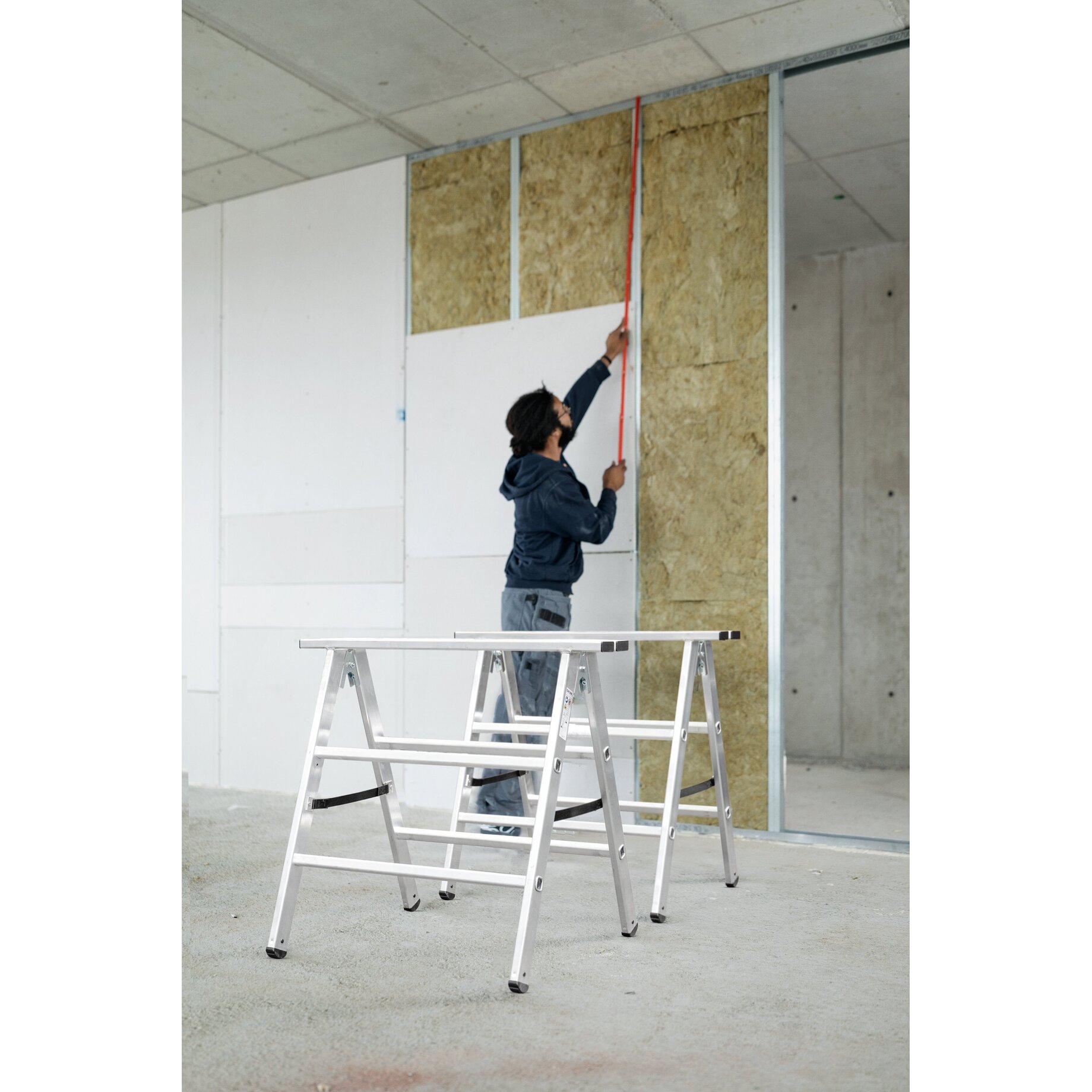 Drinnen, Innenarchitektur, Renovierungsarbeiten, Person