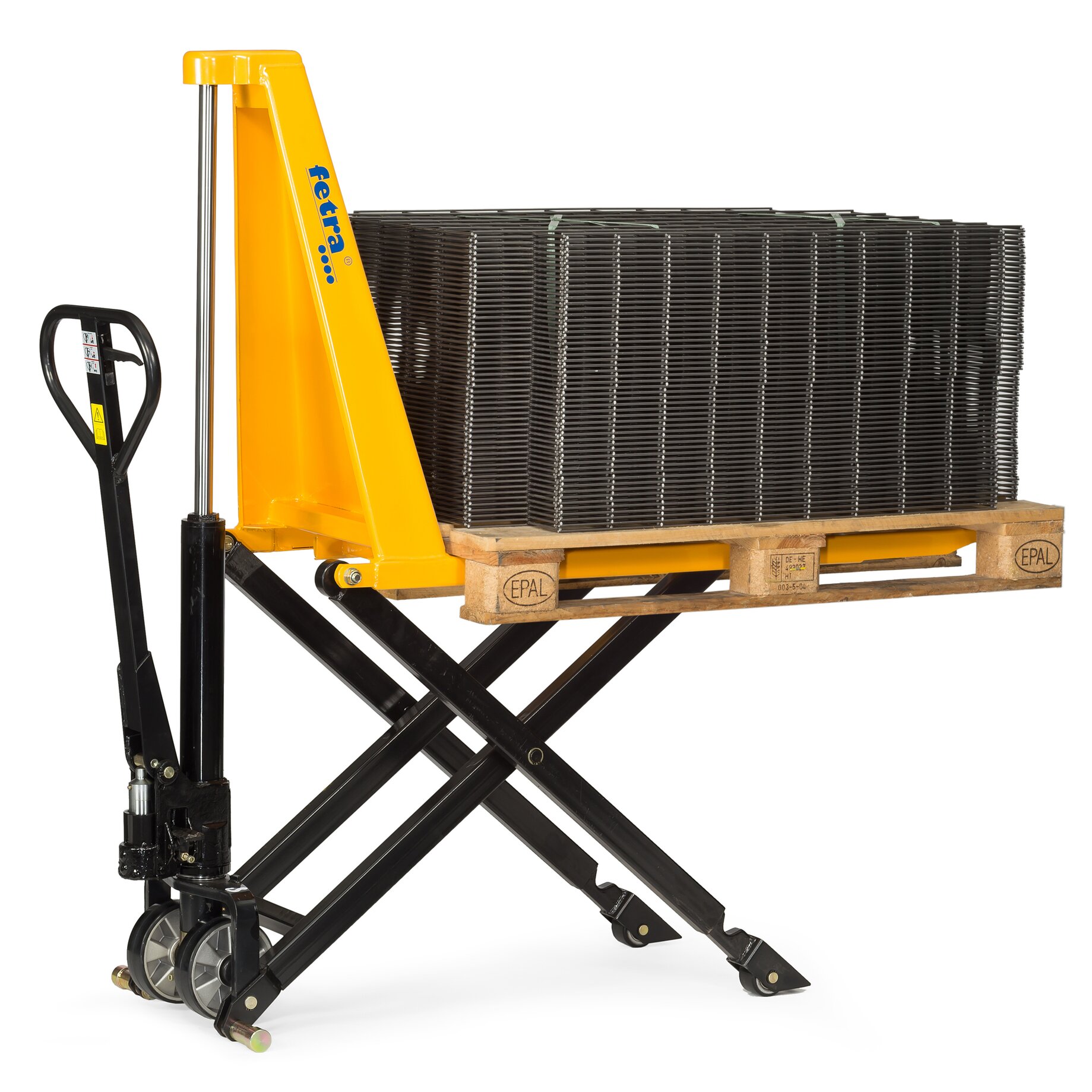 Material handling, Stacking pallet, Pallet jack, Industrial equipment, Wire mesh stack