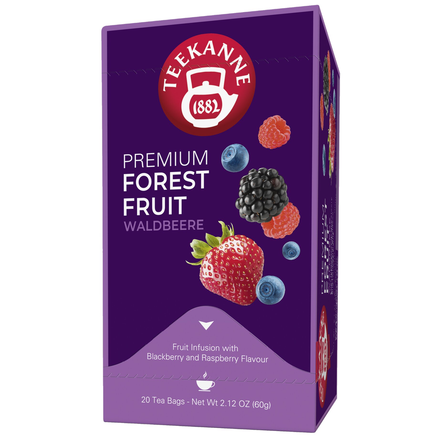 Forest fruit, Tee, Beeren, Beutel, Purple packaging