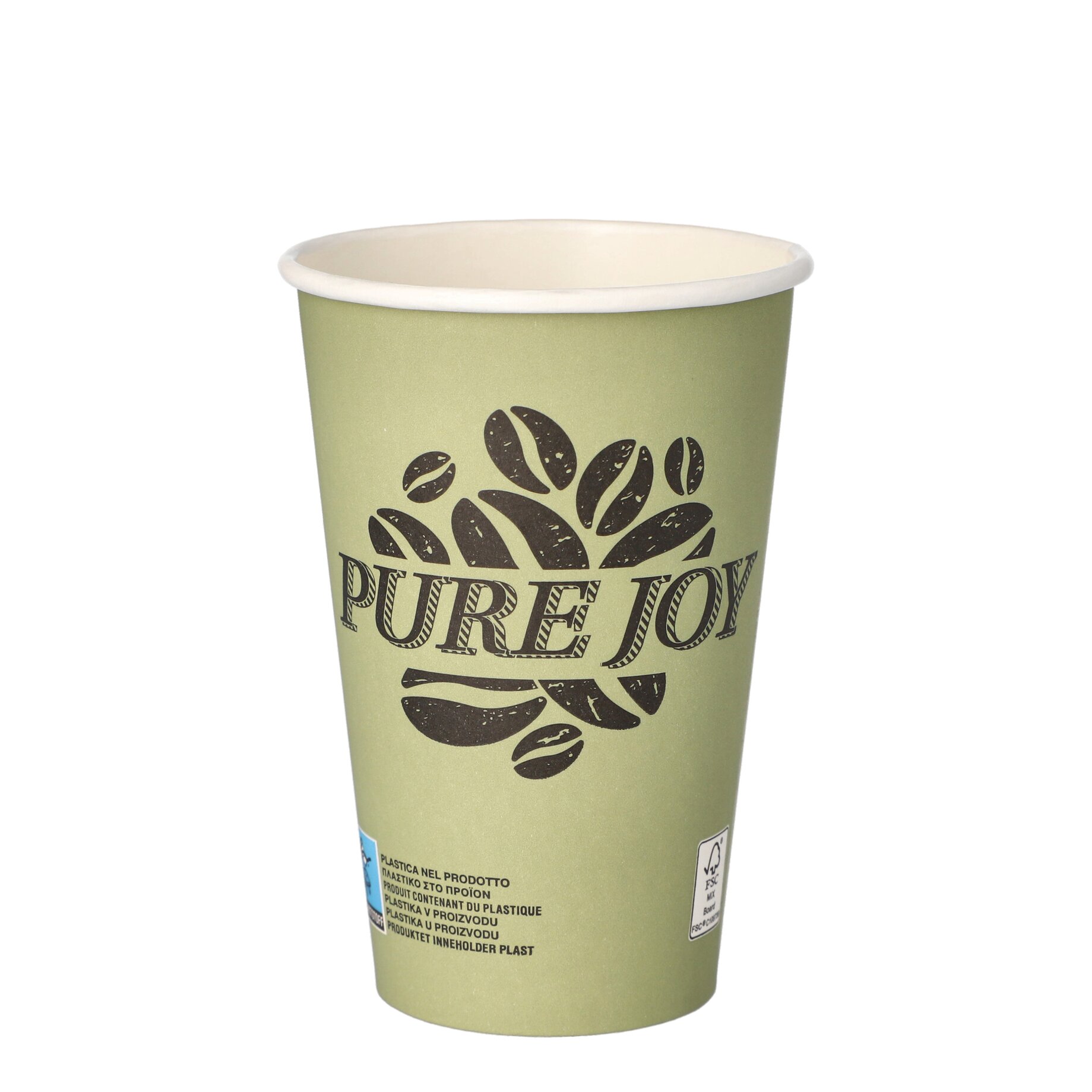 Pokal, Einwegbecher, becher, einwegbecher, grün, kaffee, drucklogo