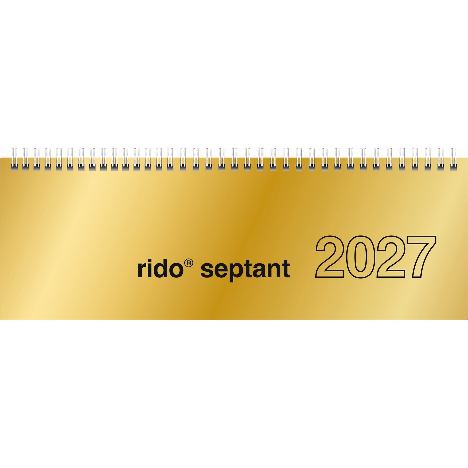 wandkalender, gold, 2027, spiral-bound, kalender
