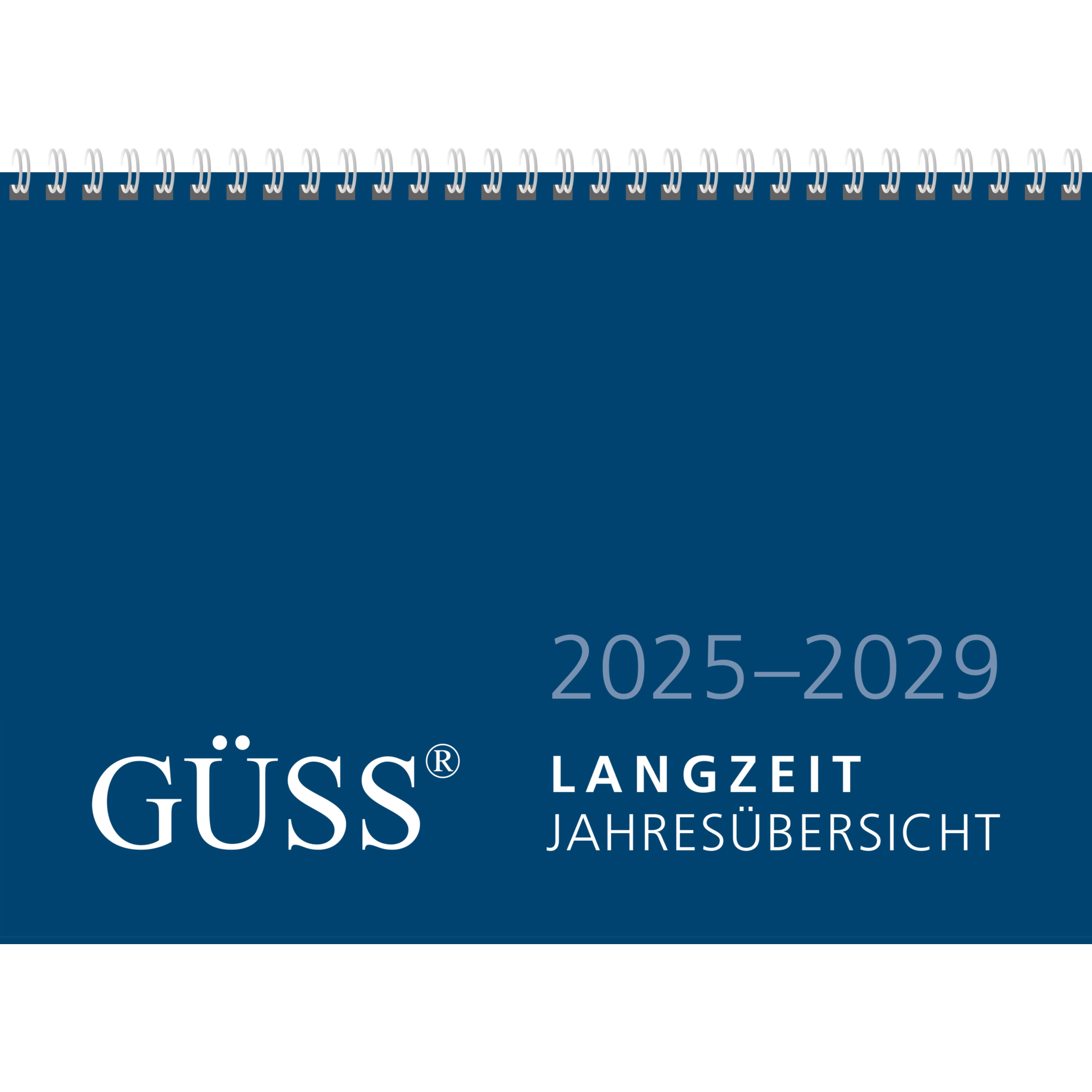 Langzeit-Jahresübersicht 2025-2029