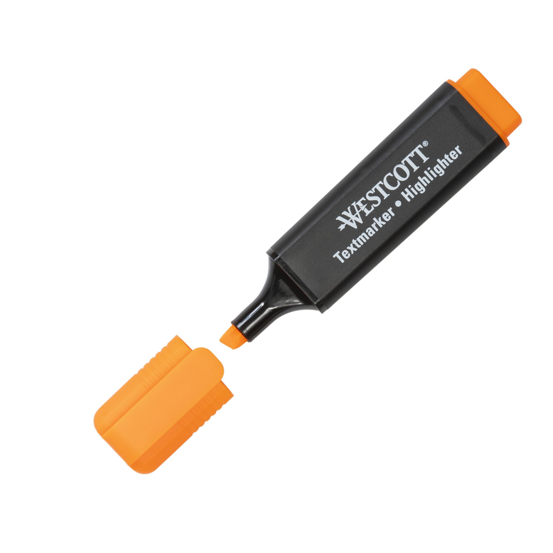 Textmarker, Highlighting, Marker, Orange cap, Widcott