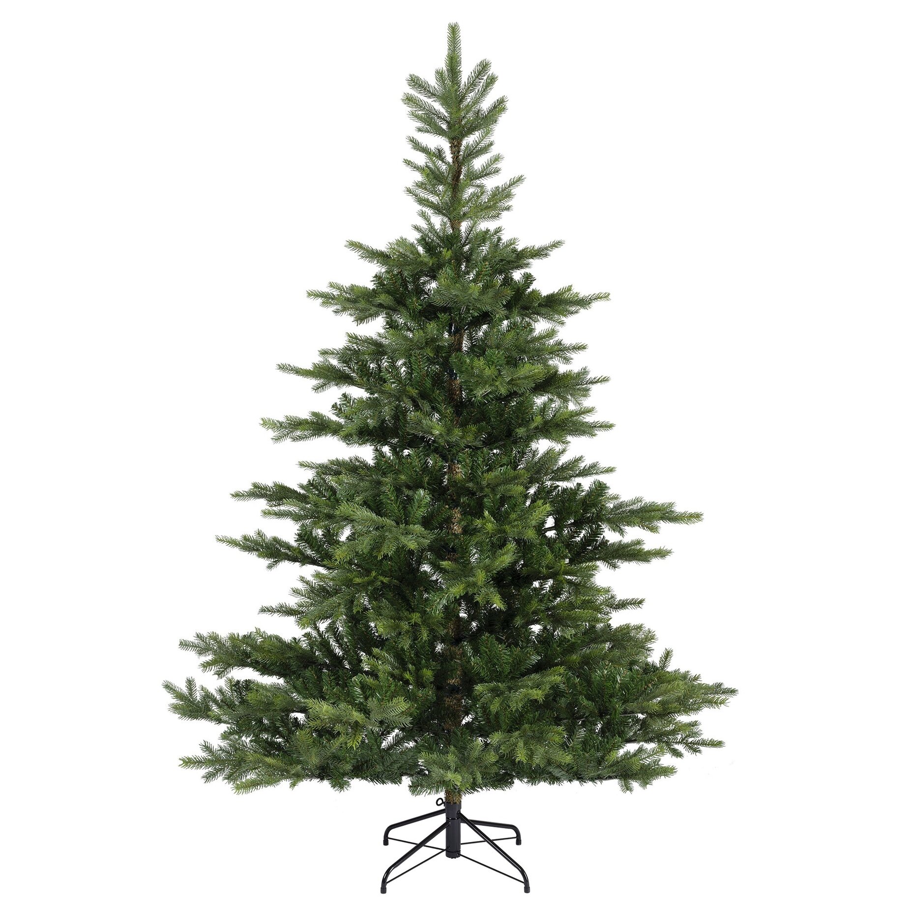 Künstlicher Weihnachtsbaum, Kieferngrün, Nadelbaum, Teleskopständer, Kunstbaum, Künstlicher Baum, Tannenbaum, Nadelbaum, Kaufhausdeko, Ständer