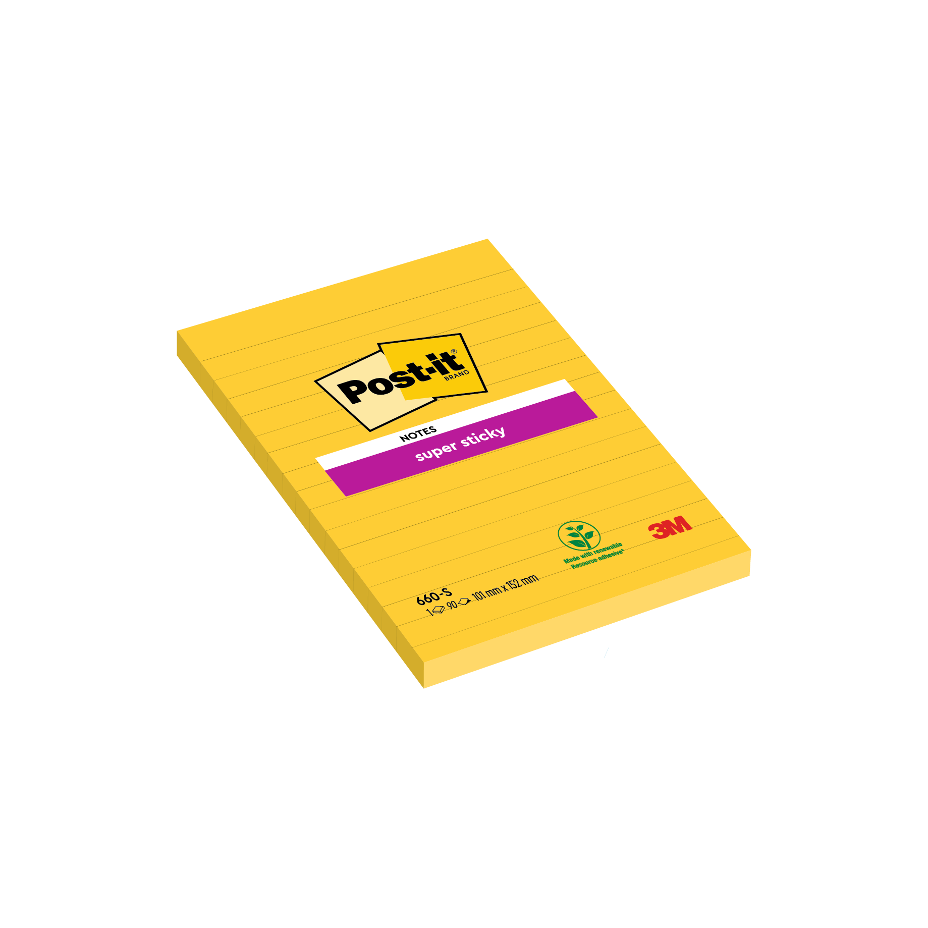 Super Sticky Notes, liniert