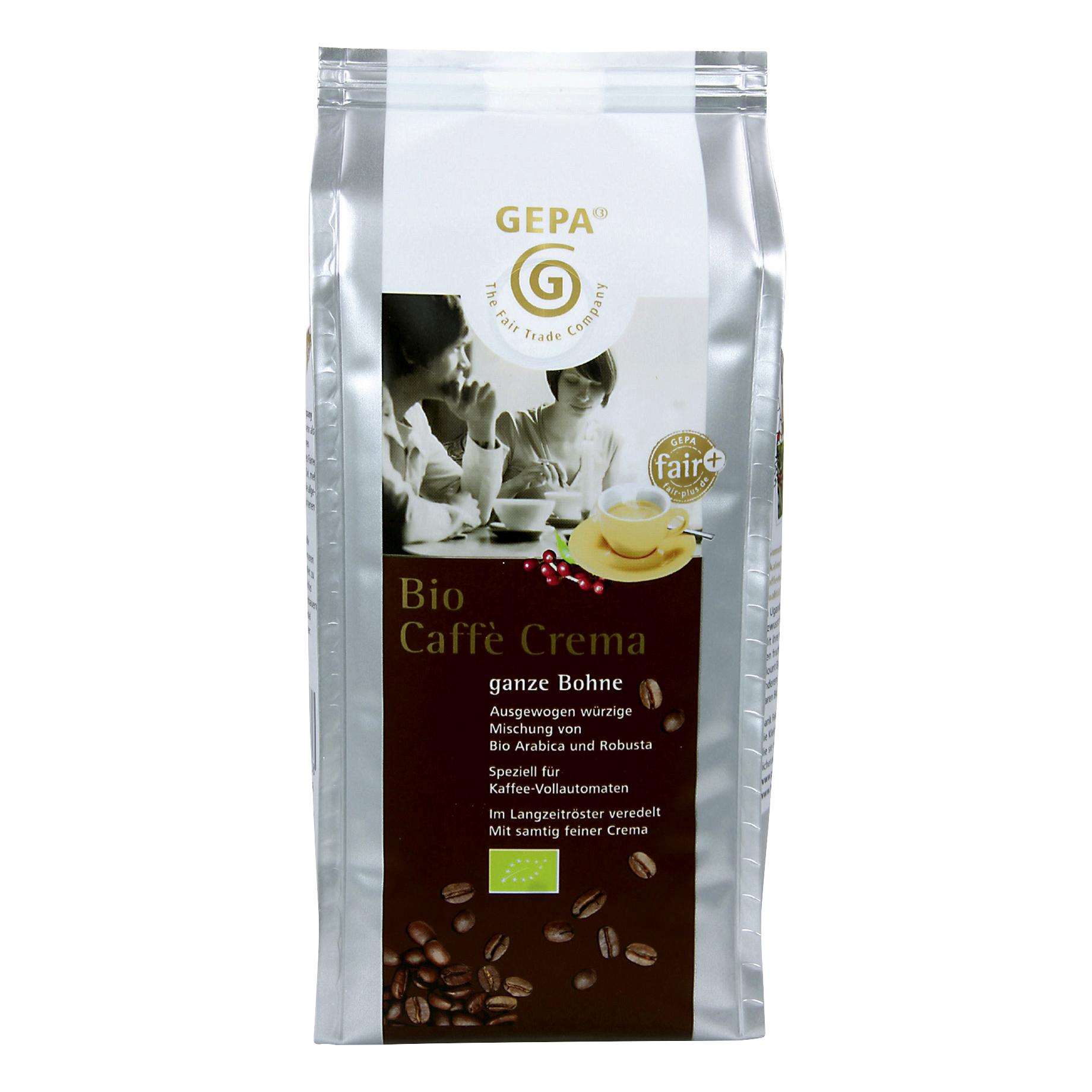 Kaffee bio & fair, Ganze Bohne