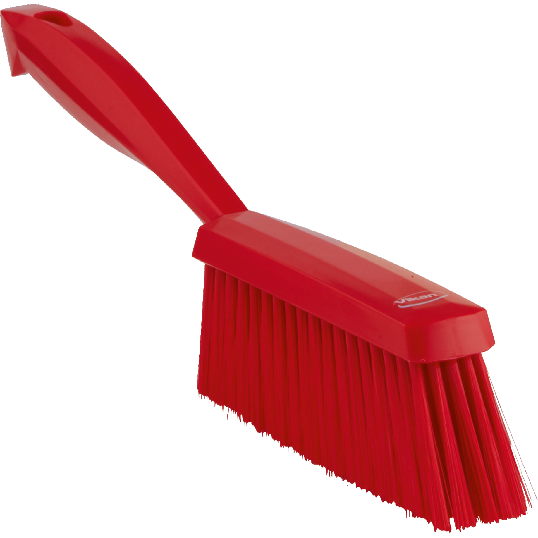 Schaufelbürste, Reinigungsbürste, Kunststoff, rot, Handbürste, Schrubber, Reinigungsbürste, Bürste, roter Griff, Küchenreinigung