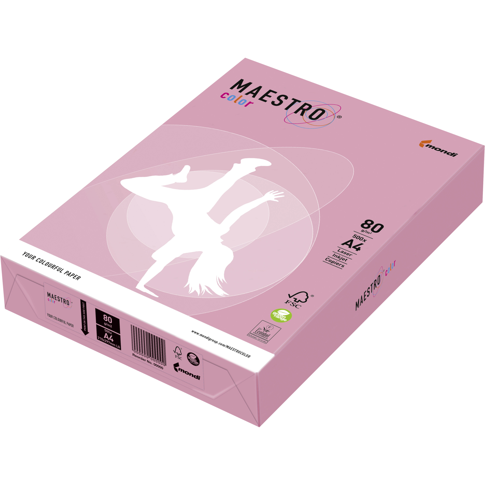 Kopierpapier MAESTRO® Color, pastellfarben, DIN A6