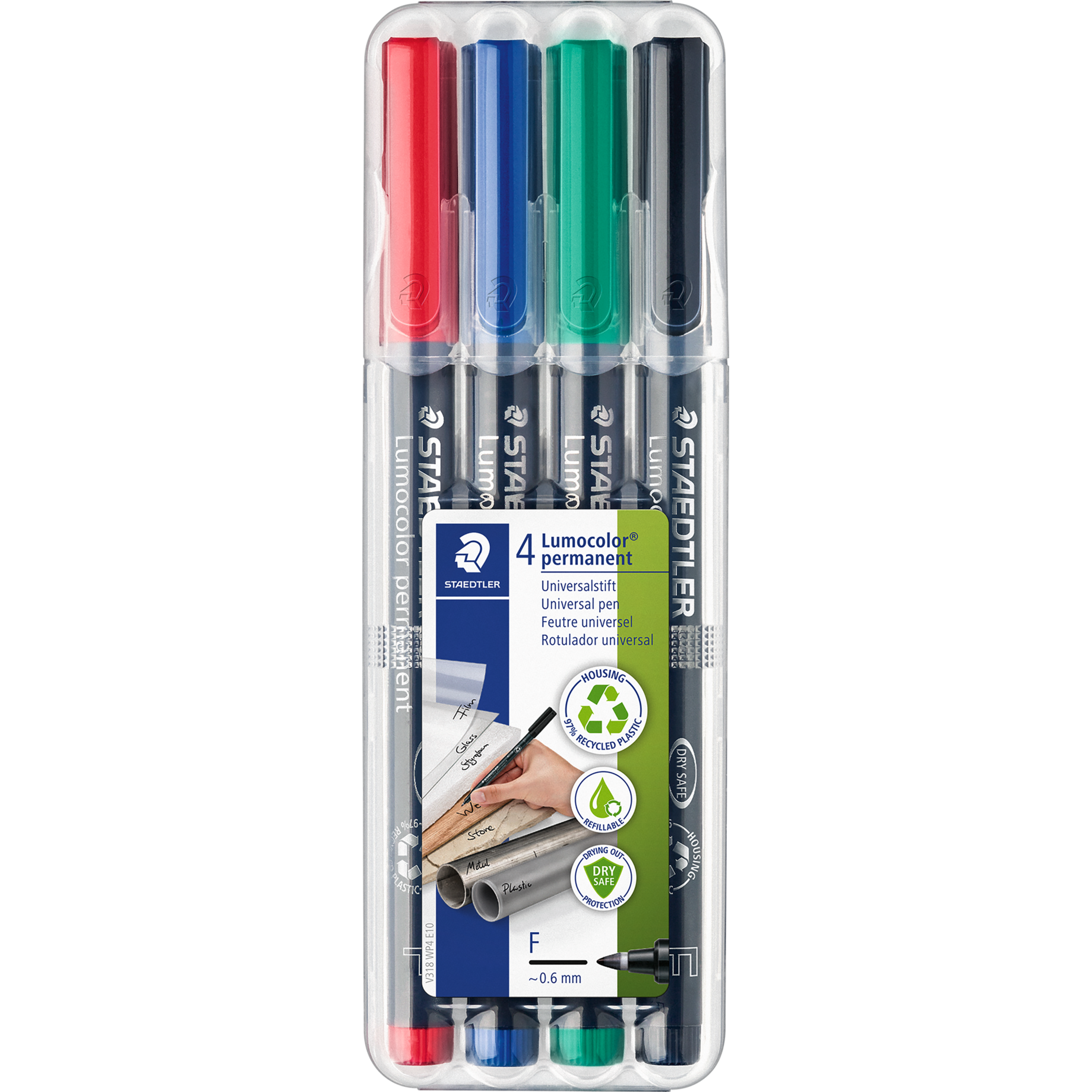 Lumocolor® 318 permanent Faserschreiber F