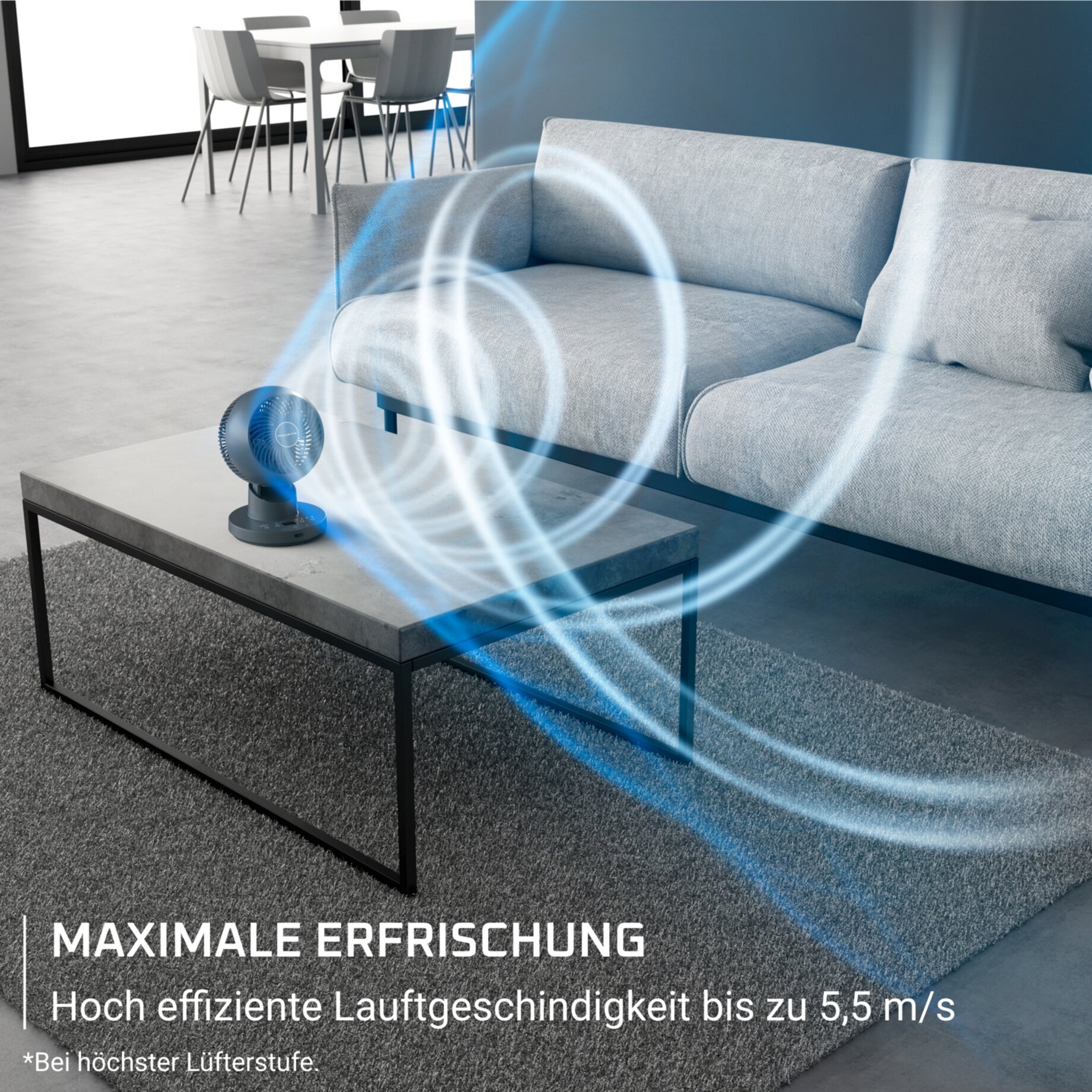 Ventilator, Luftkühlung, Tischventilator, Wohnzimmer, Luftstrom