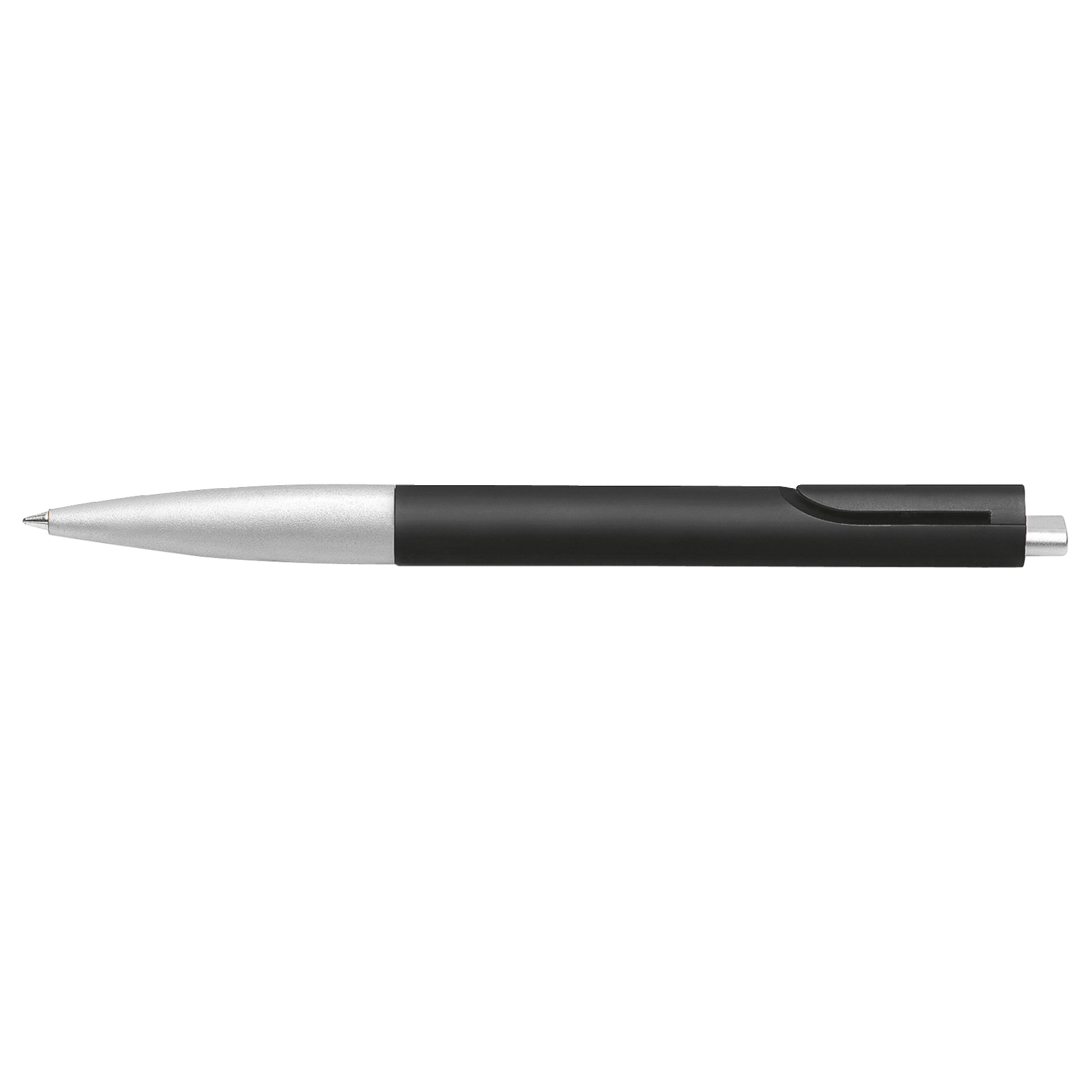 Stift, Kugelschreiber, Gelschreiber, Silbergriff, Schwarz