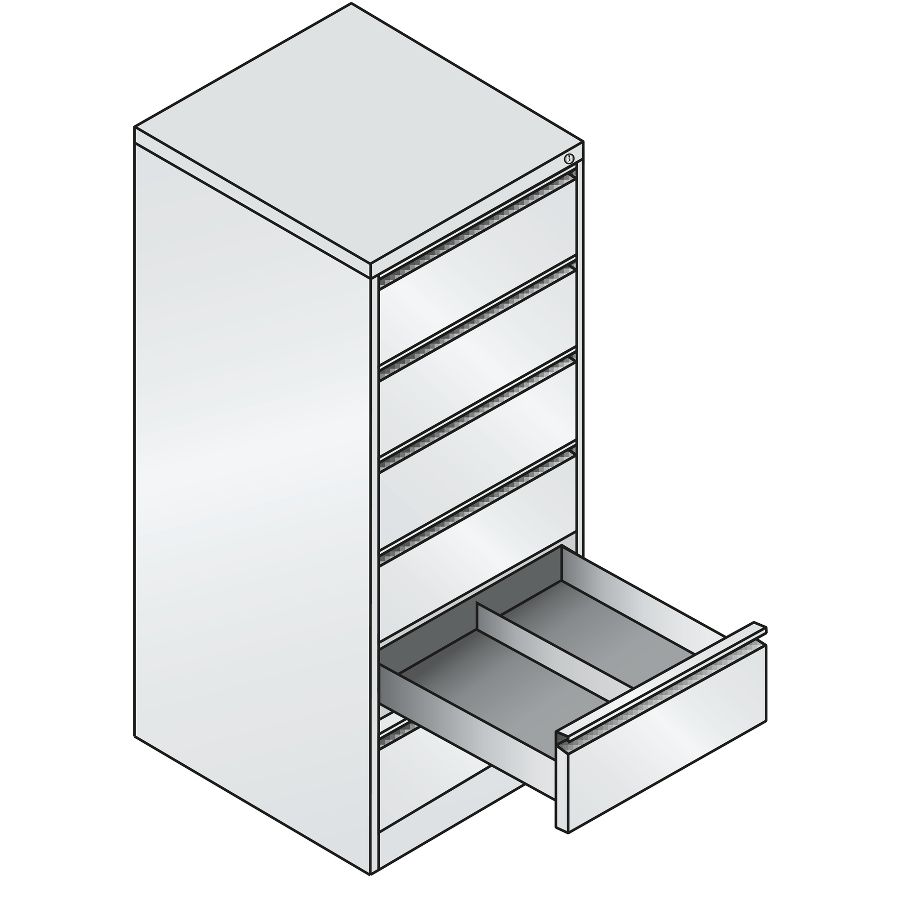 Stahl-Karteischrank Acurado