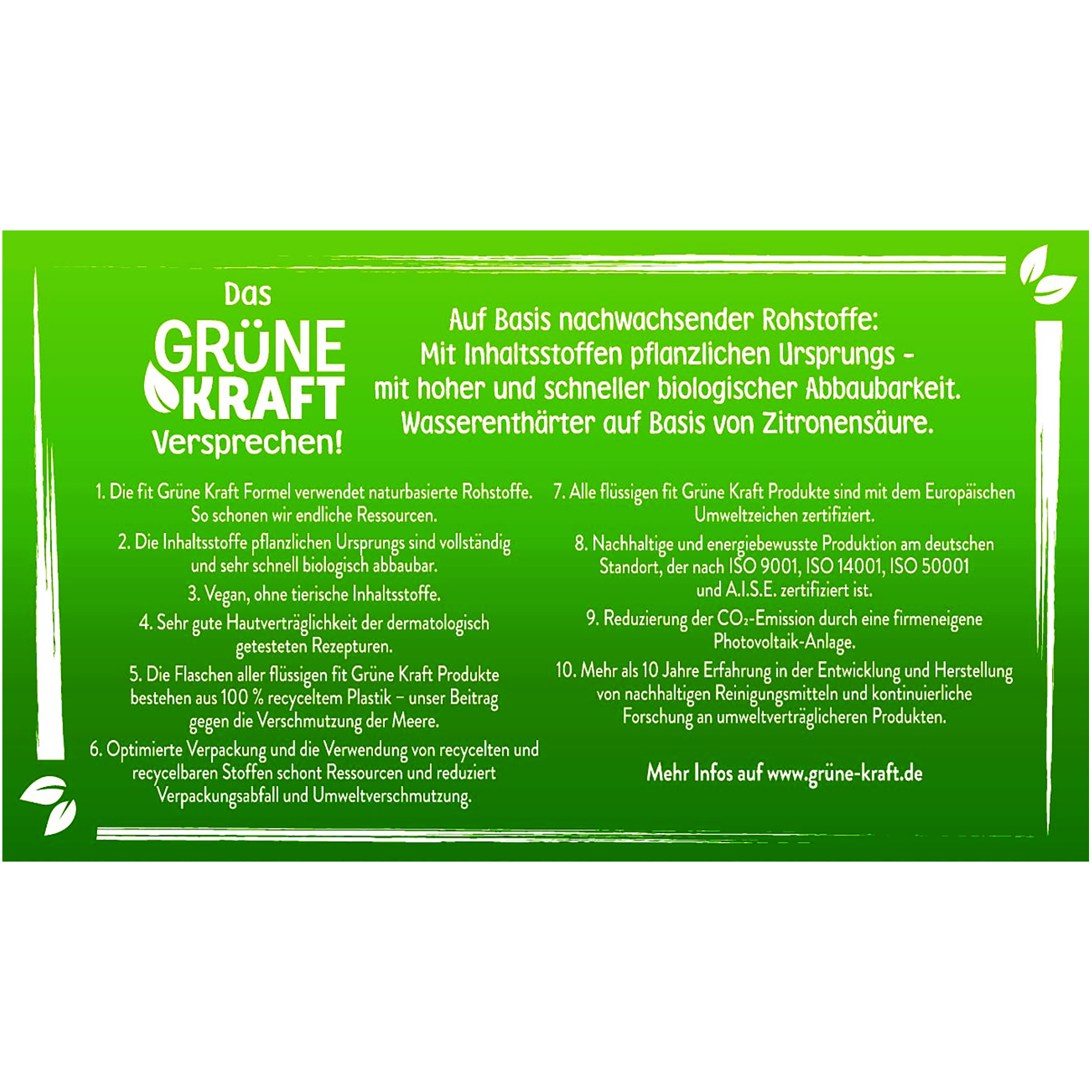 Spülmittel Grüne Kraft