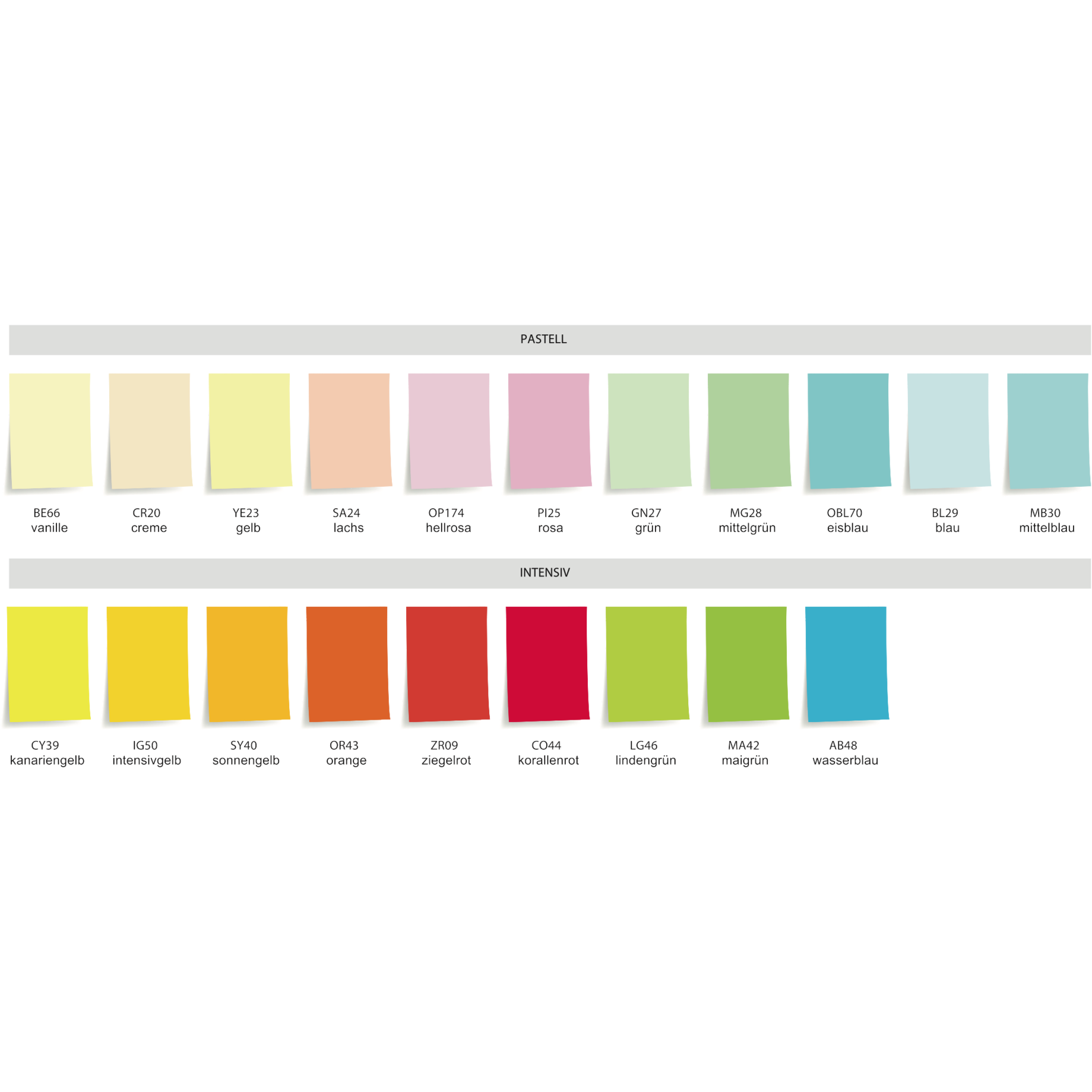 Kopierpapier intensivfarben, DIN A3
