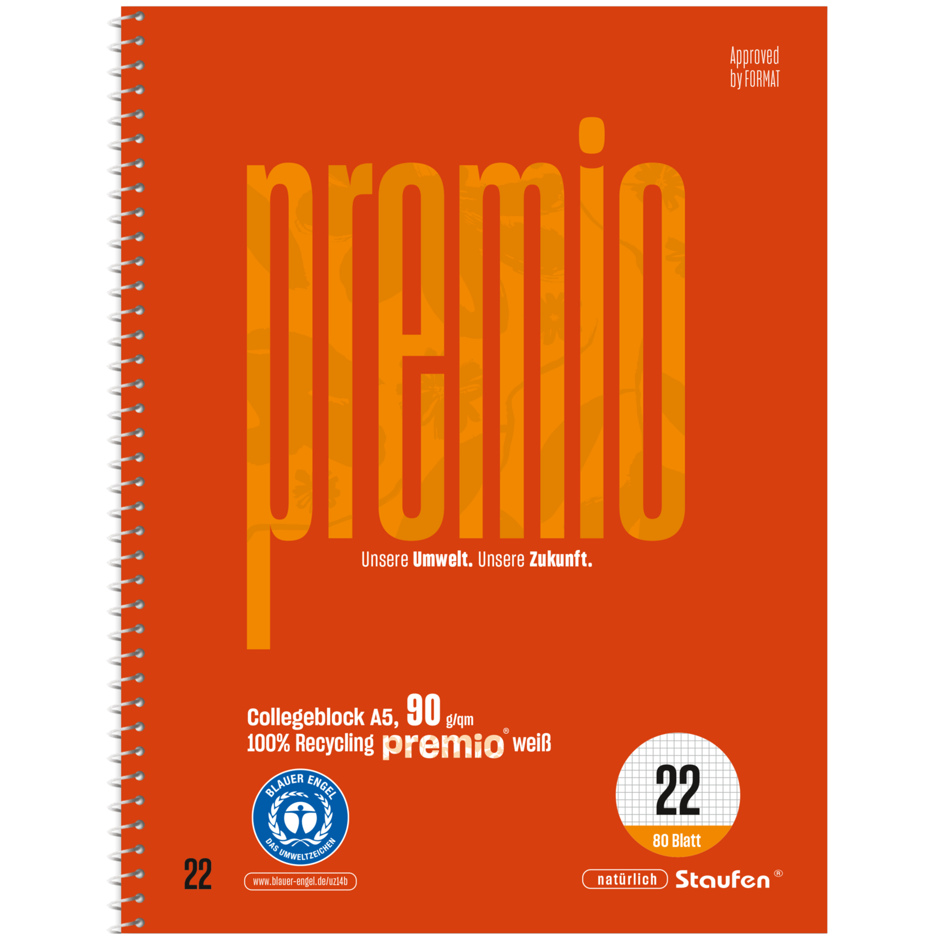 Collegeblock Premio