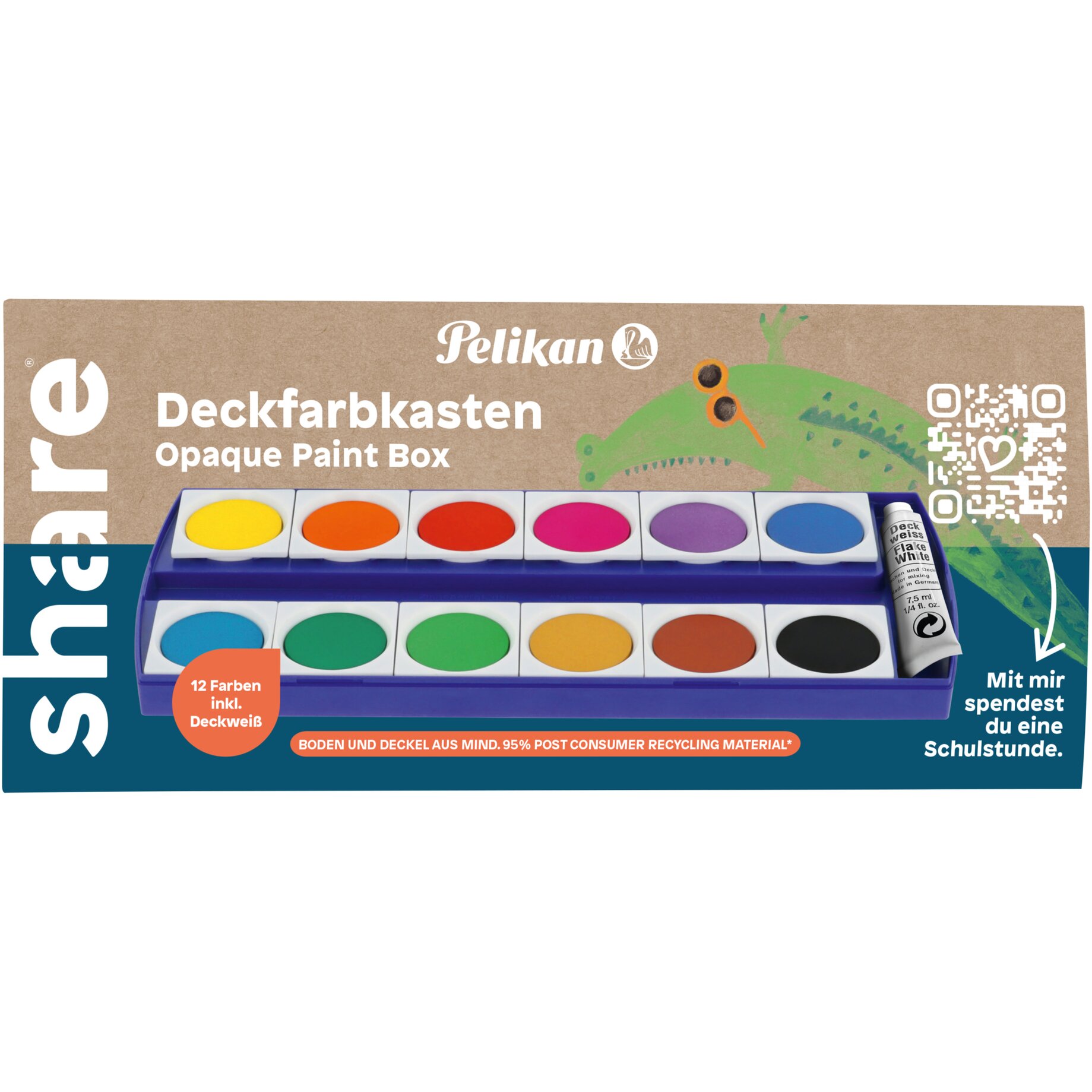 share Deckfarbkasten 12Farben