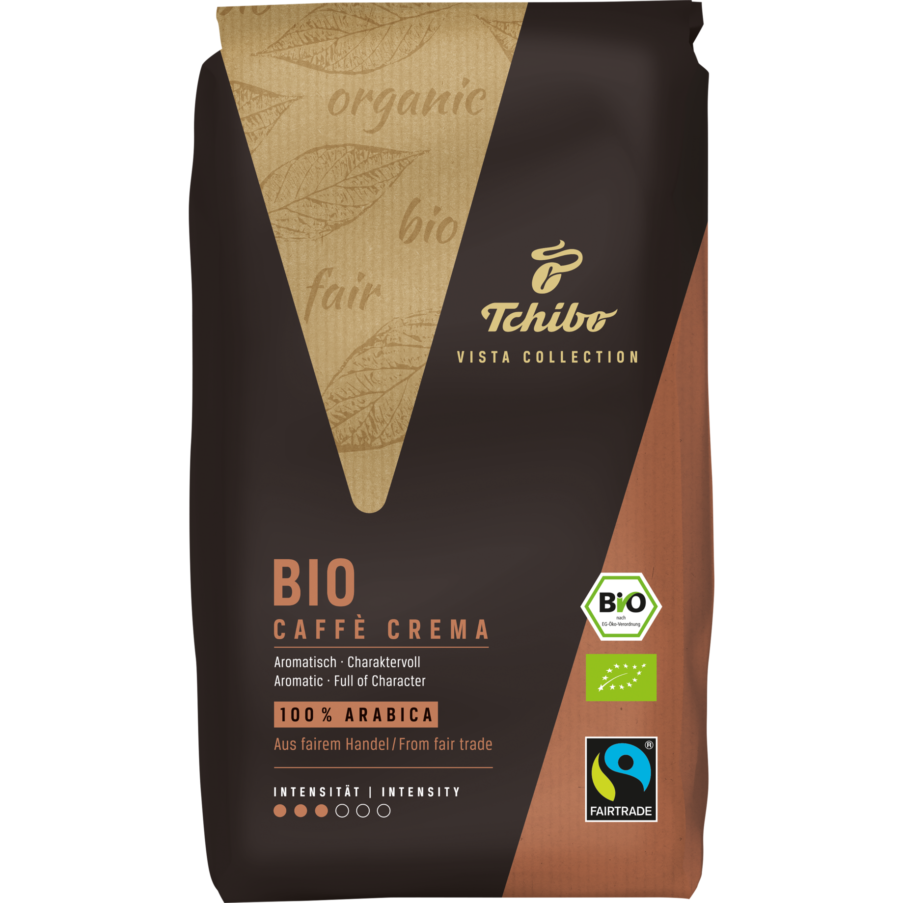 BIO Café Crèma ganze Bohne