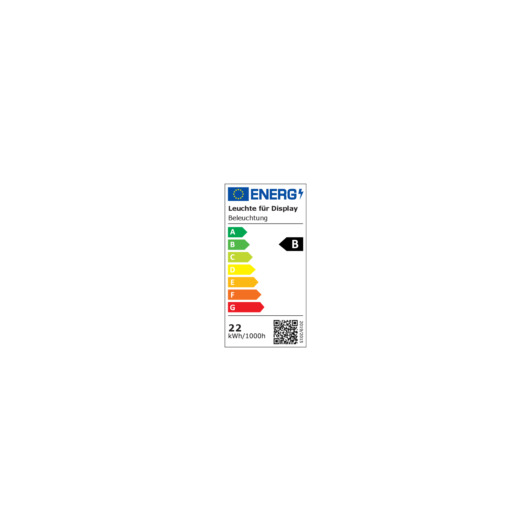 Halogenleuchte für Display