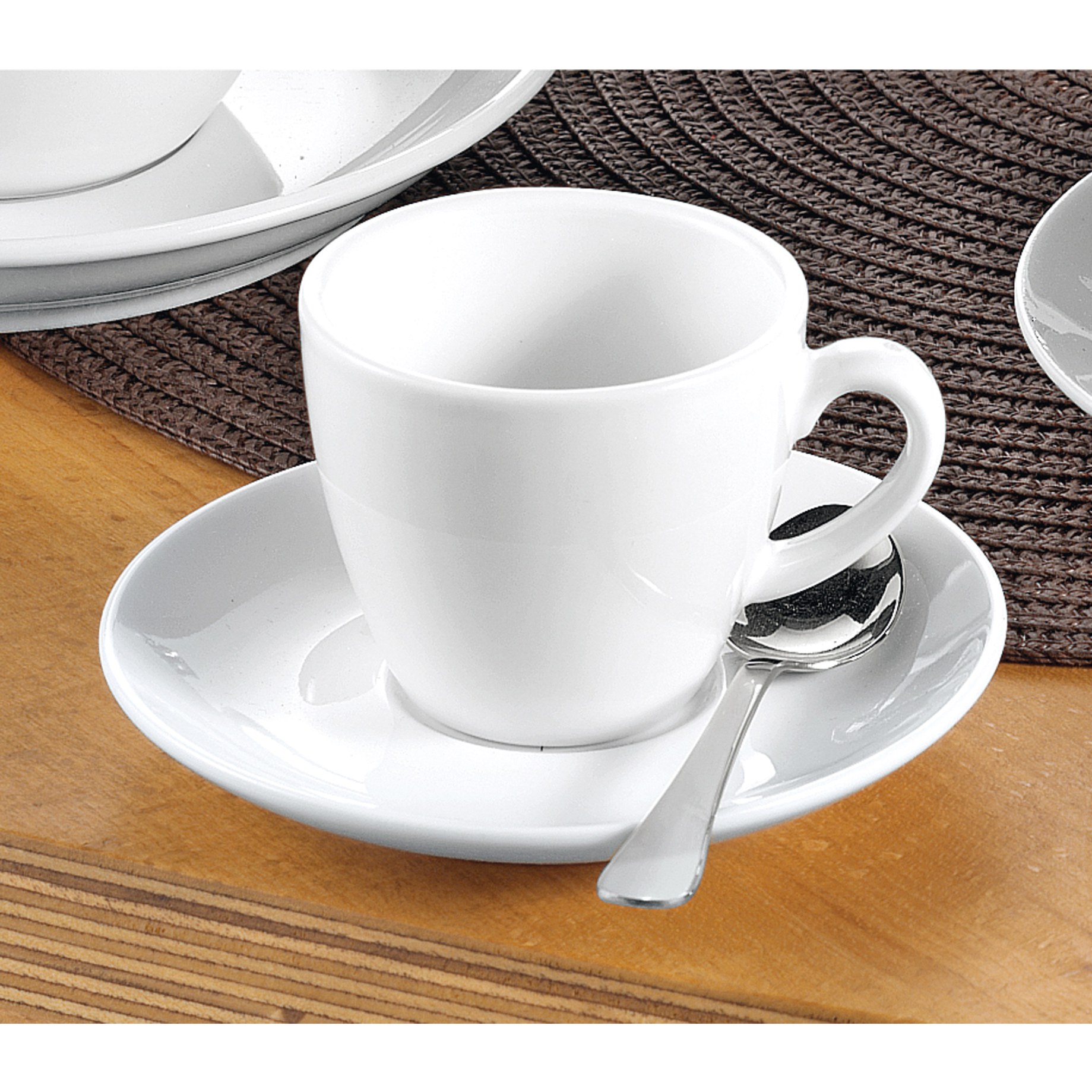 Untertasse, Tasse, Besteck, Löffel, Kaffeetasse