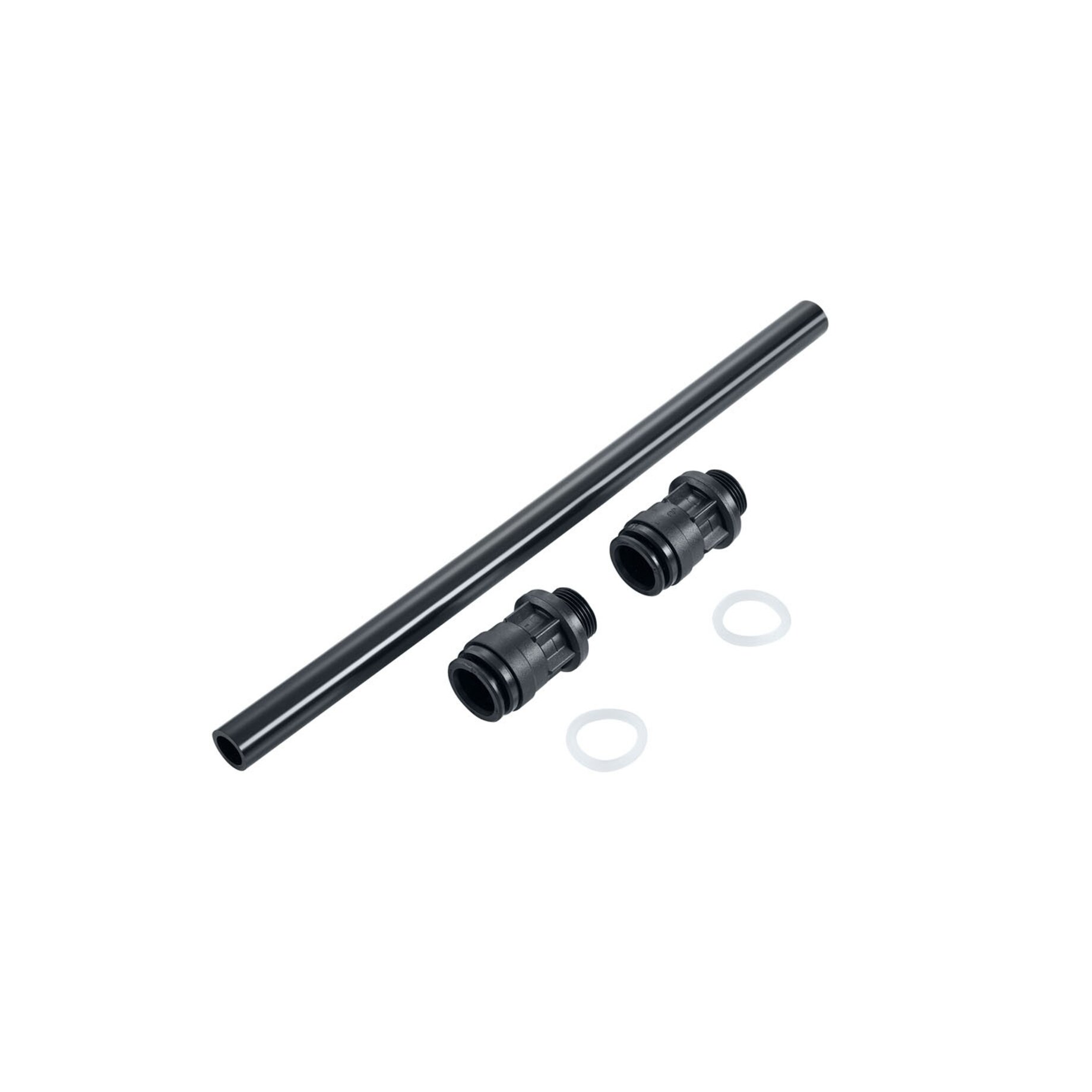 PVC-Rohr, Verbindungsset, Dichtungsring, Schwarz, Adapter