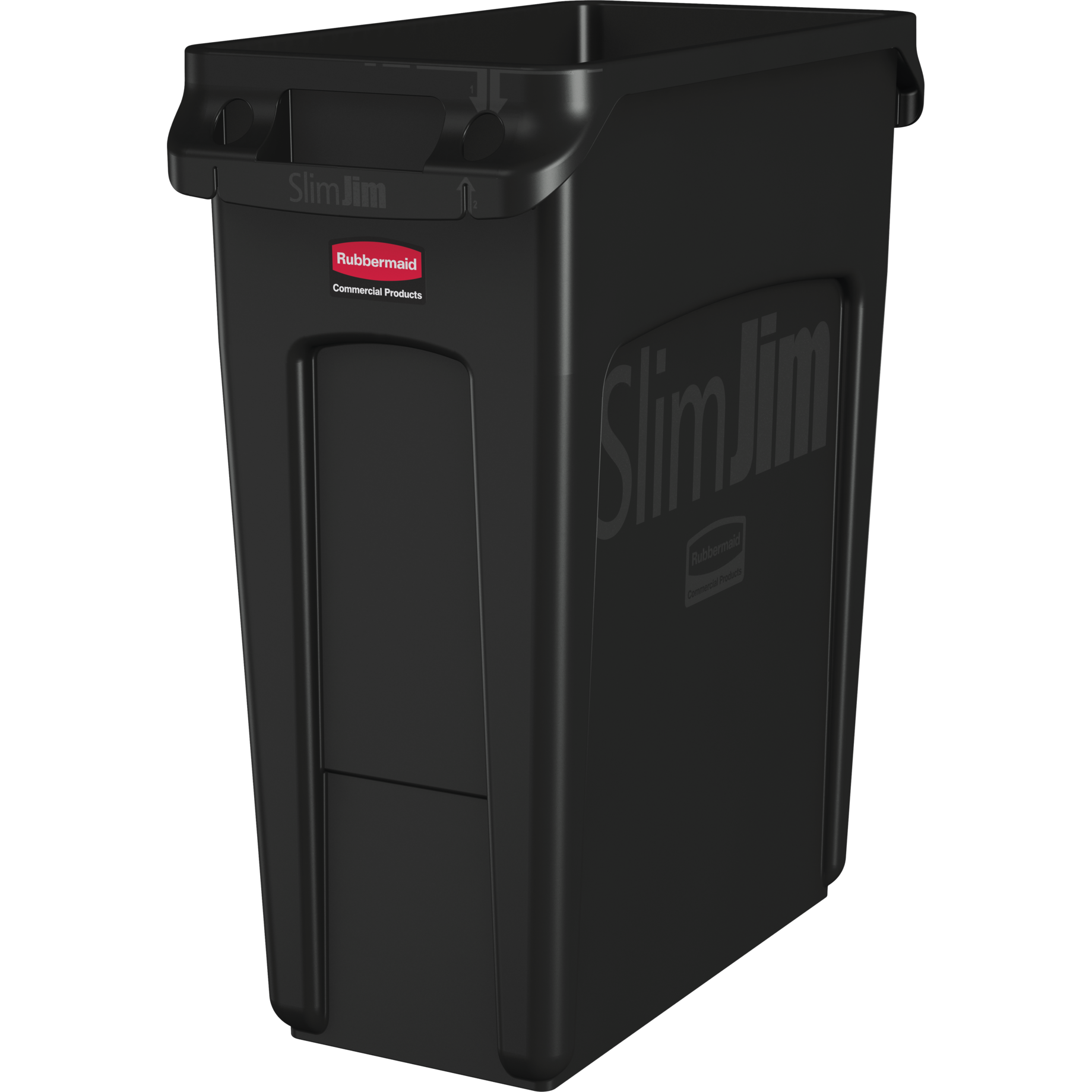 Abfallbehälter Slim Jim® mit Lüftungskanälen