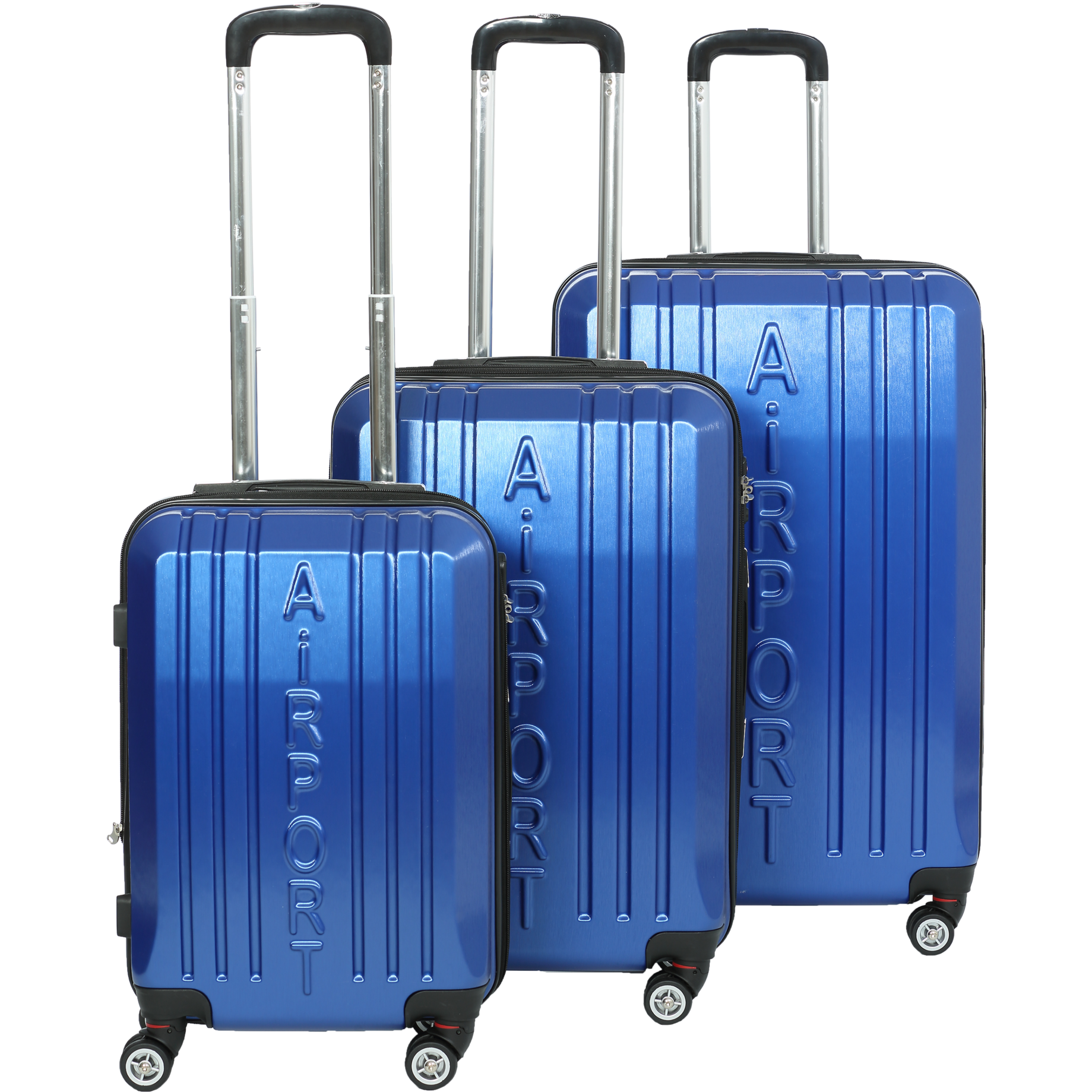 Airport Reisetrolley Koffer-Set 3 tlg. PC/ABS
