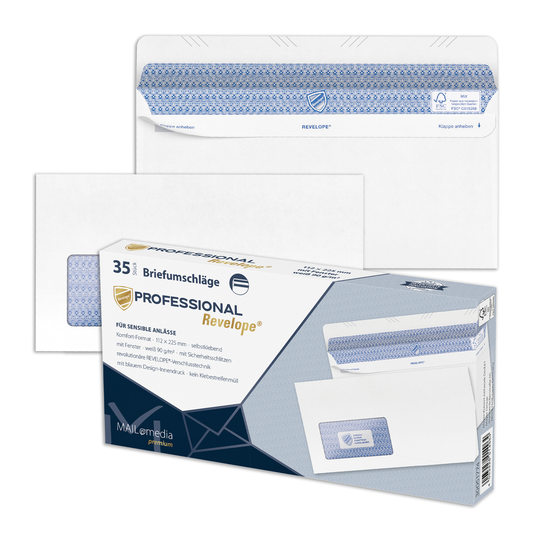 Briefumschlag Professional REVELOPE®