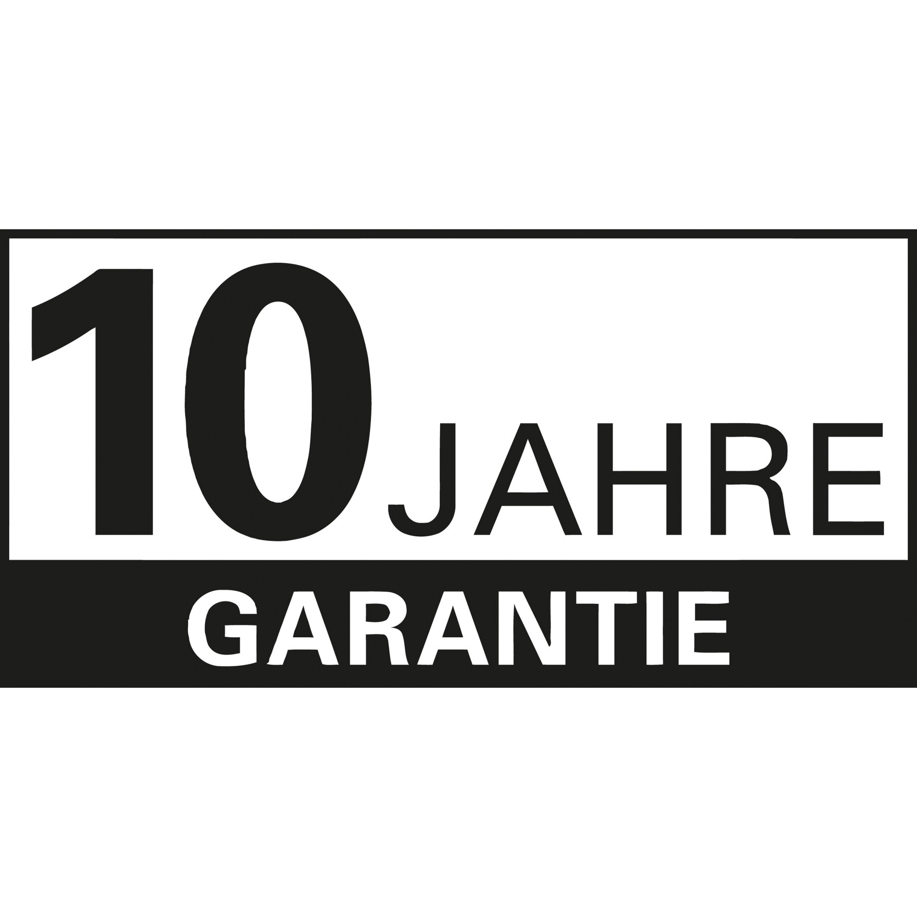 garantie, 10 jahre, garantie-label, hält, quote