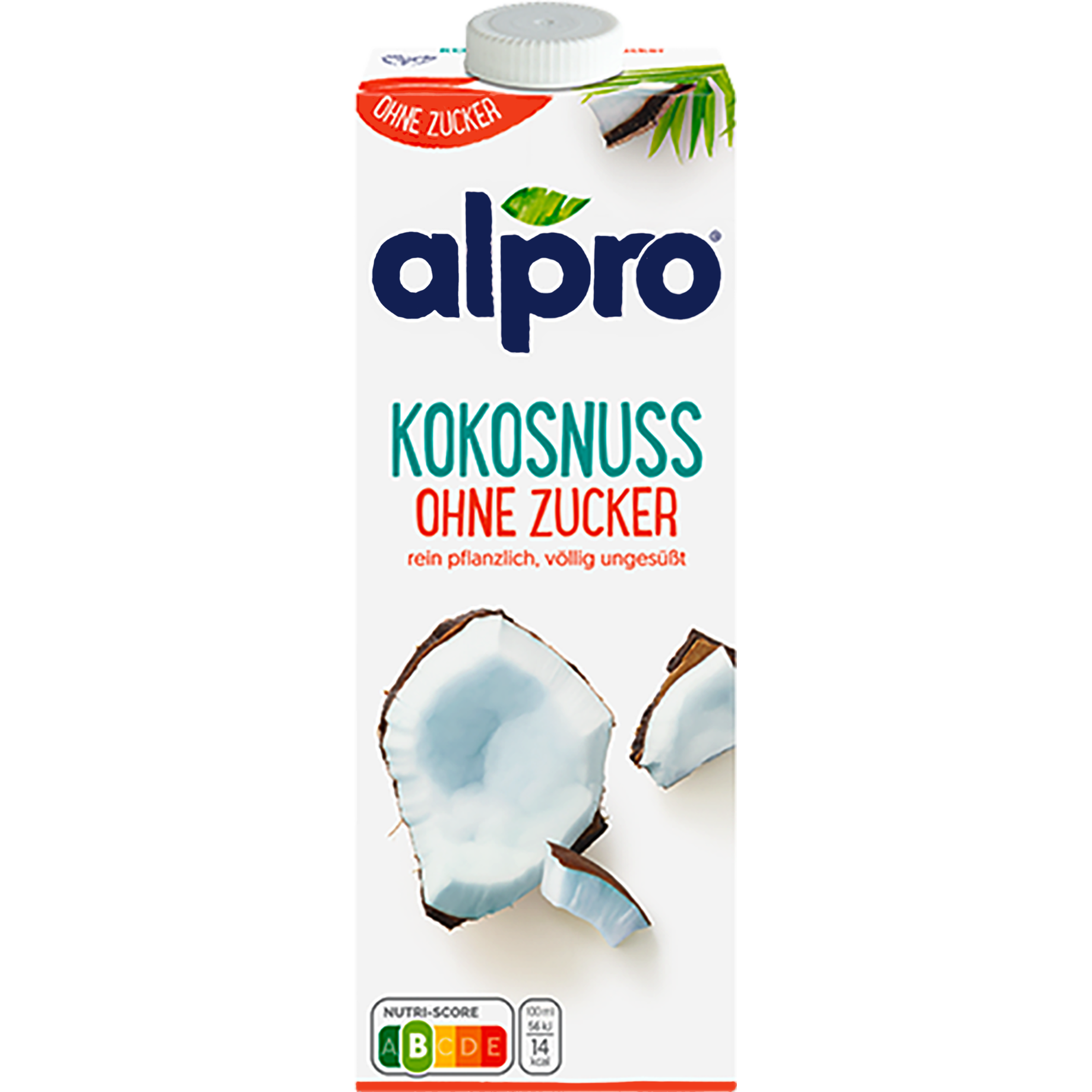 Kokosnussdrink ohne Zucker