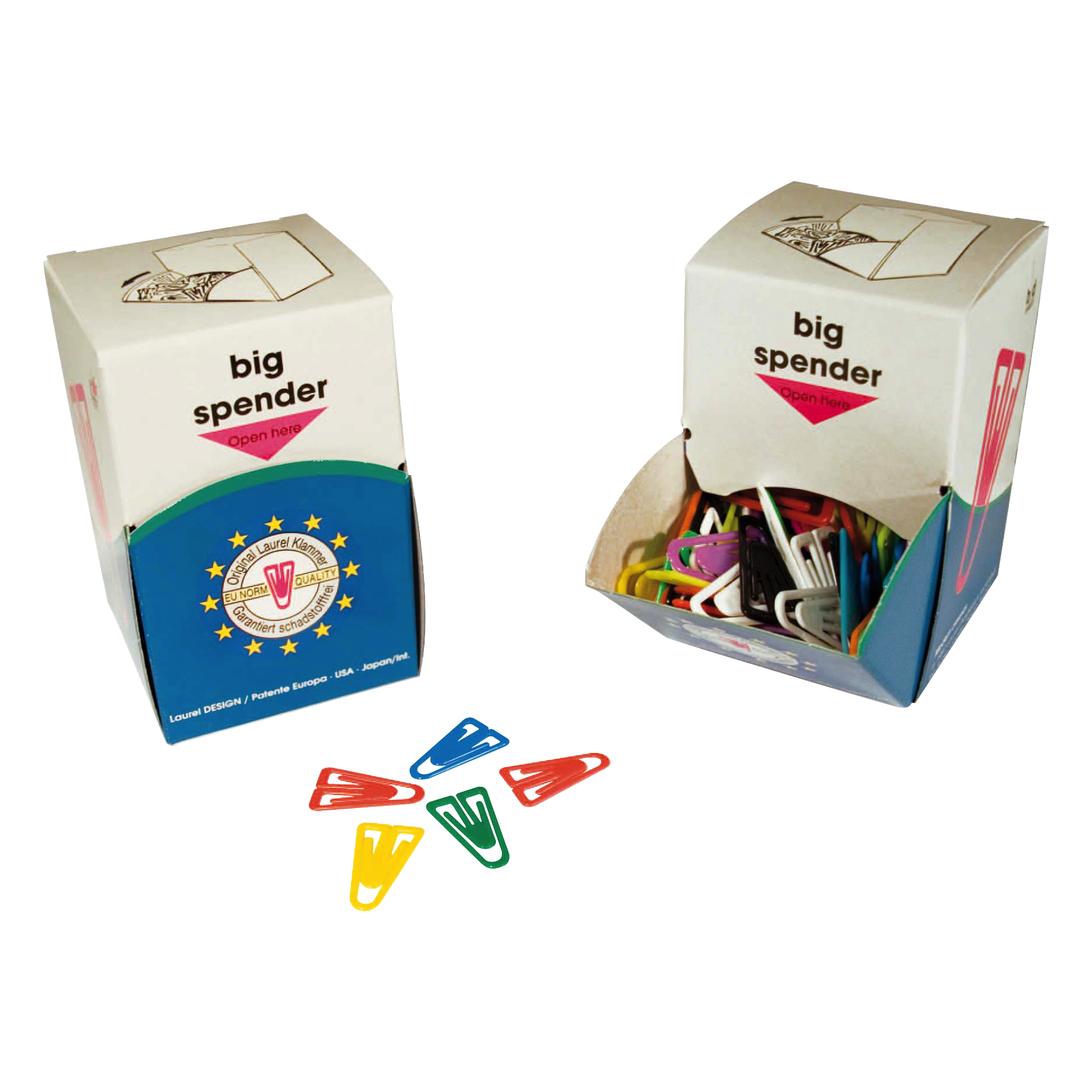 Briefklammer Plastiklip®