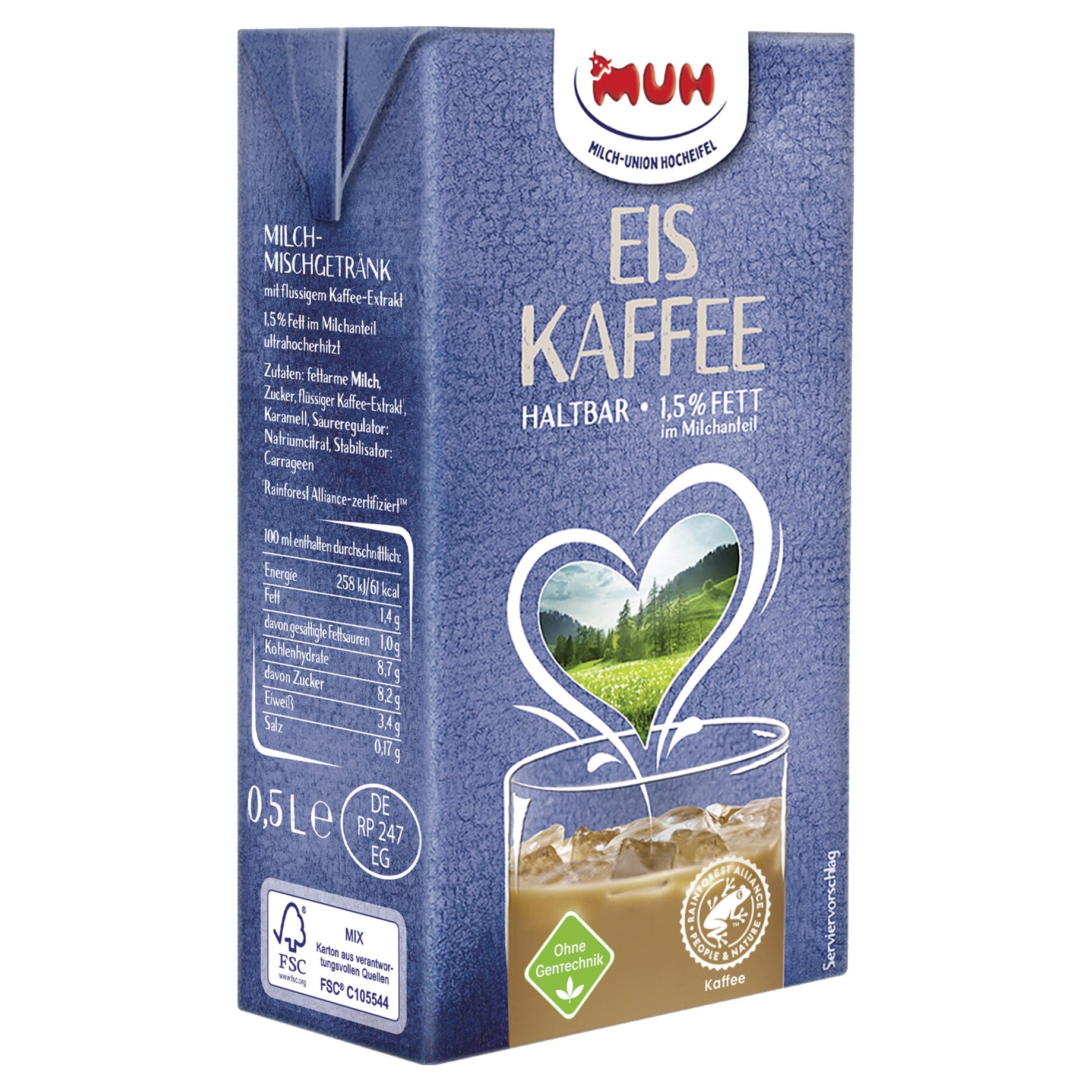 Muh H-Eiskaffee 1,5Prozent 500ml 16St.