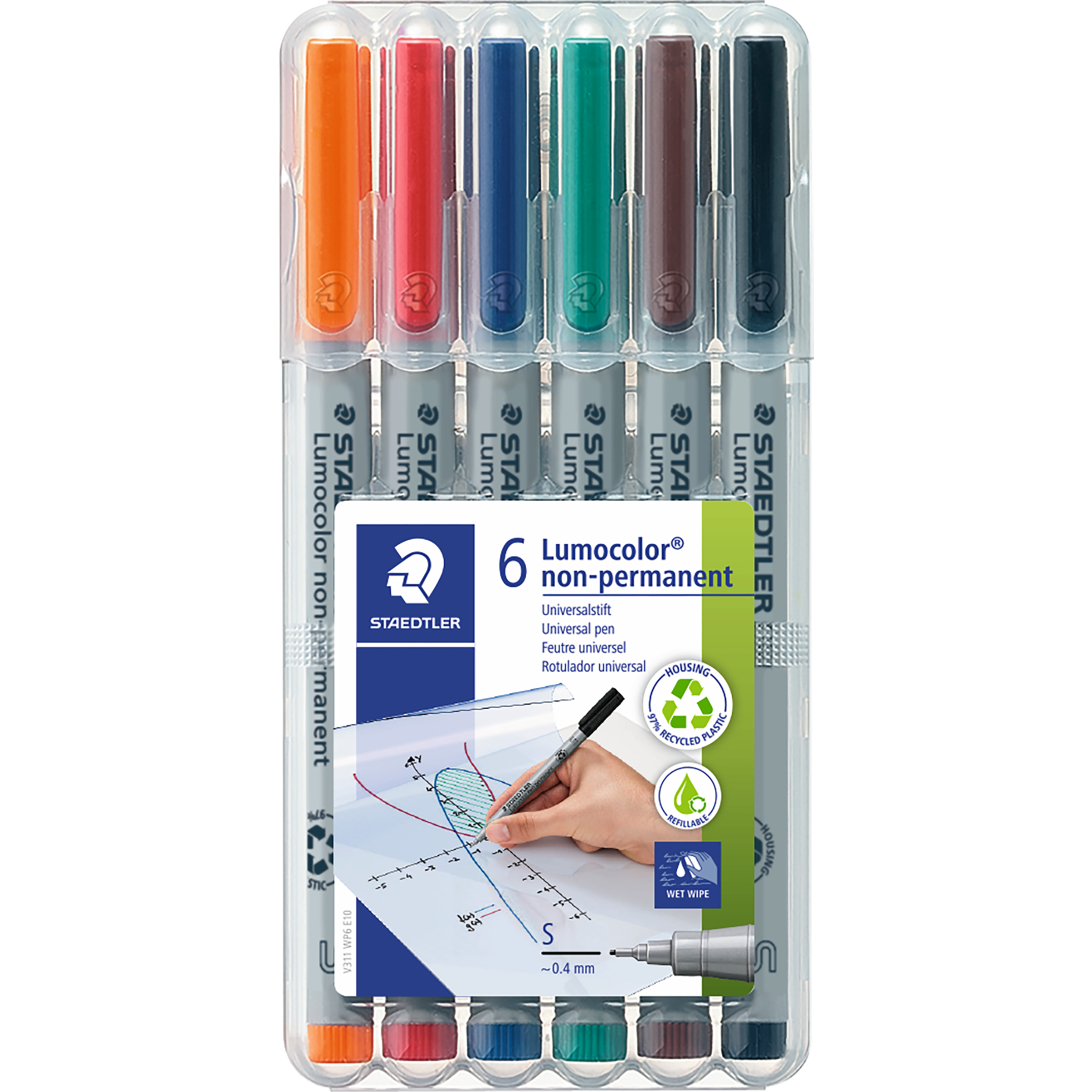 Lumocolor® non-permanent Faserschreiber S