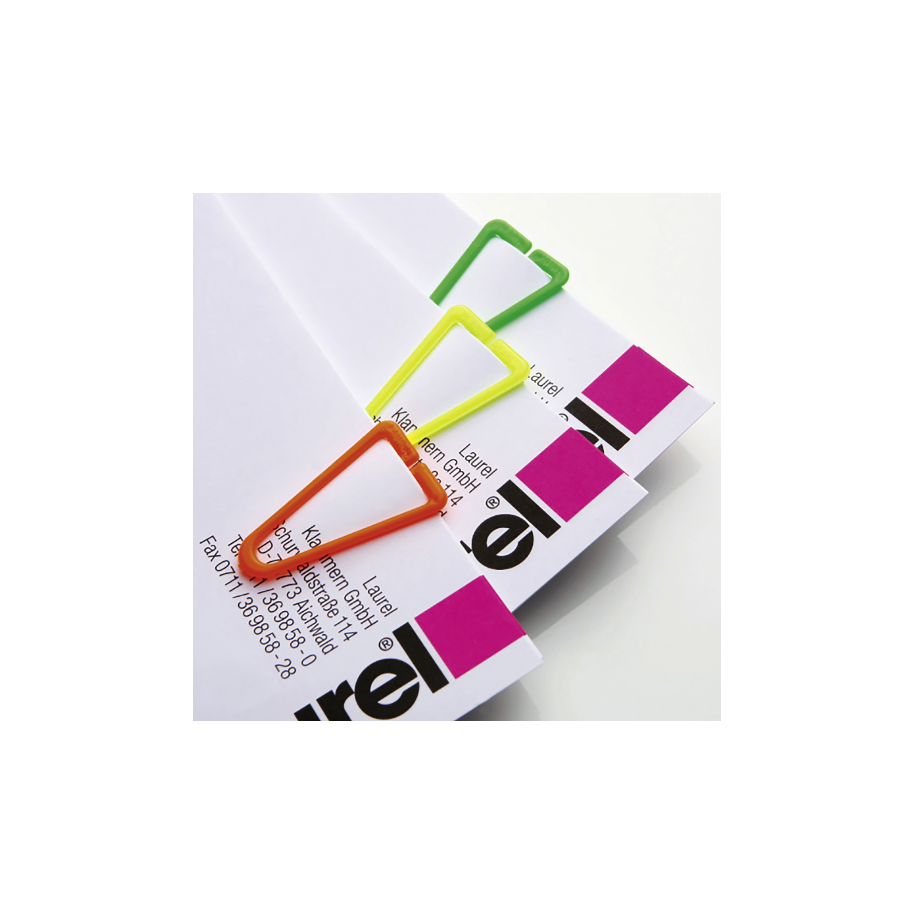 Briefklammer Plastiklip®