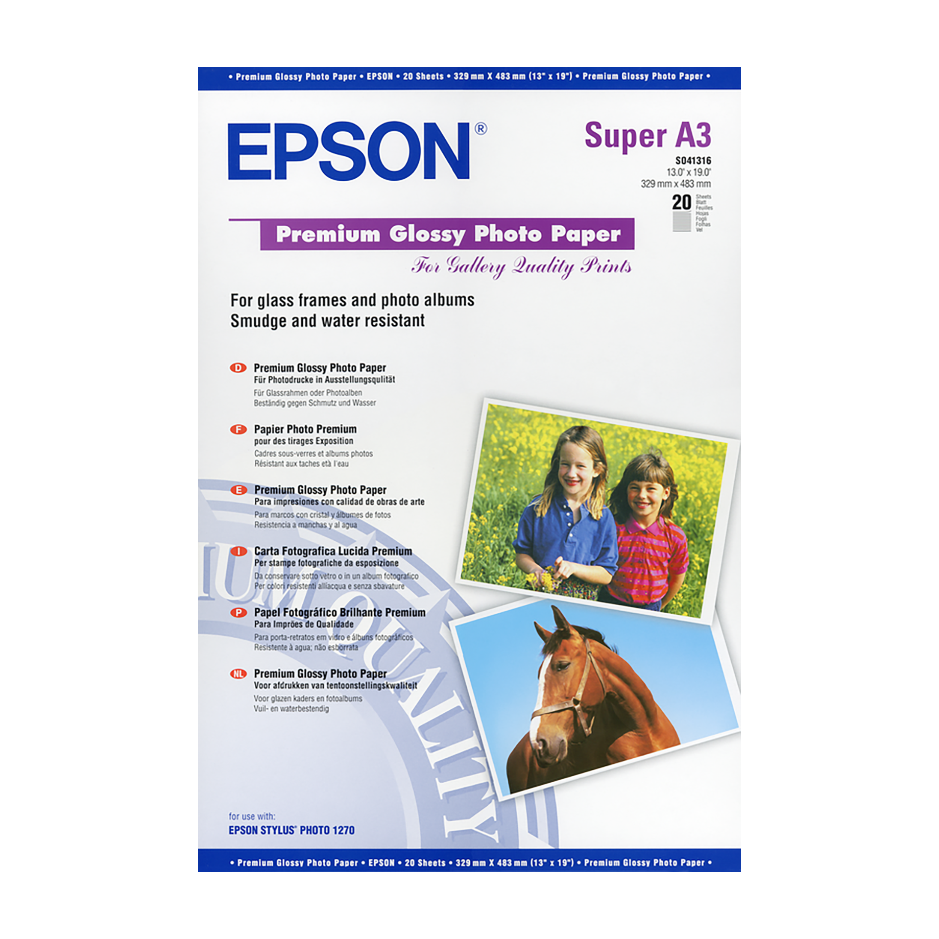 Inkjet-Fotopapier Premium Glossy