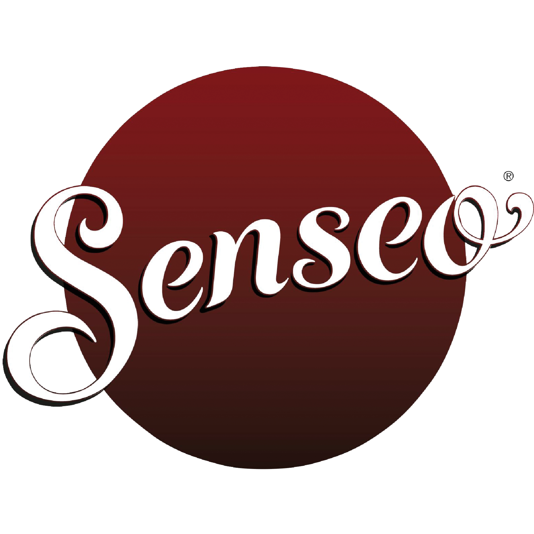 Logo, Kastanienbraun, logo, senseo, cafe, brauner Kreis, Schreibschrift