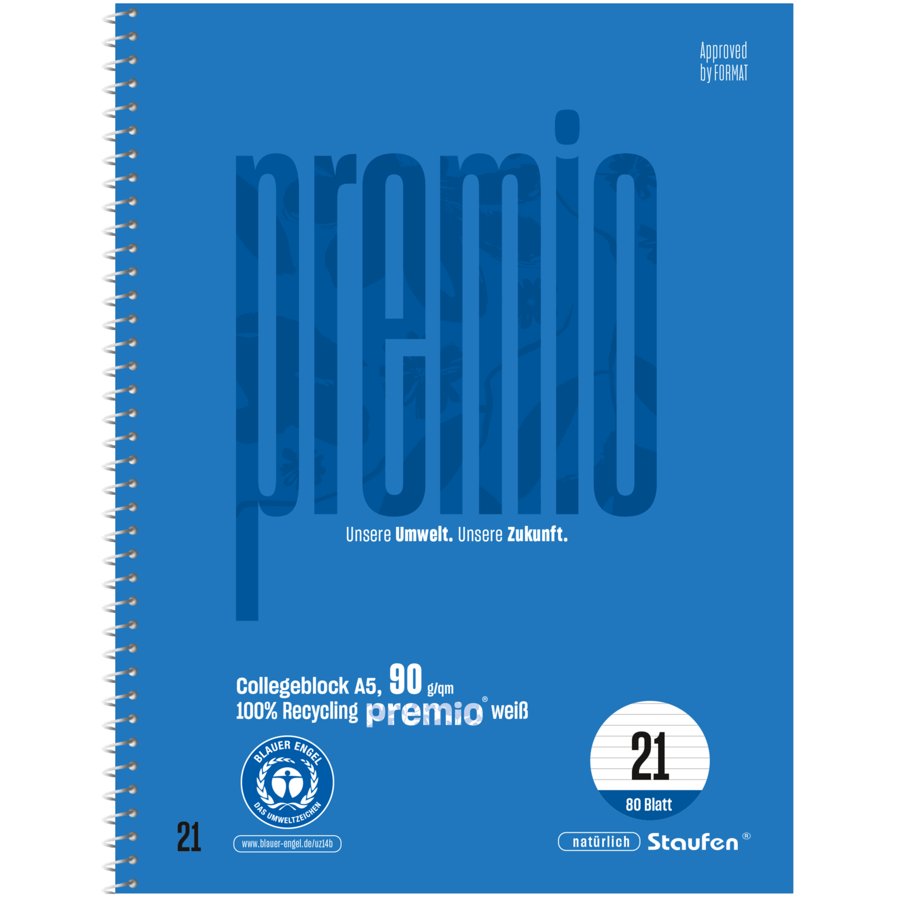 Collegeblock Premio