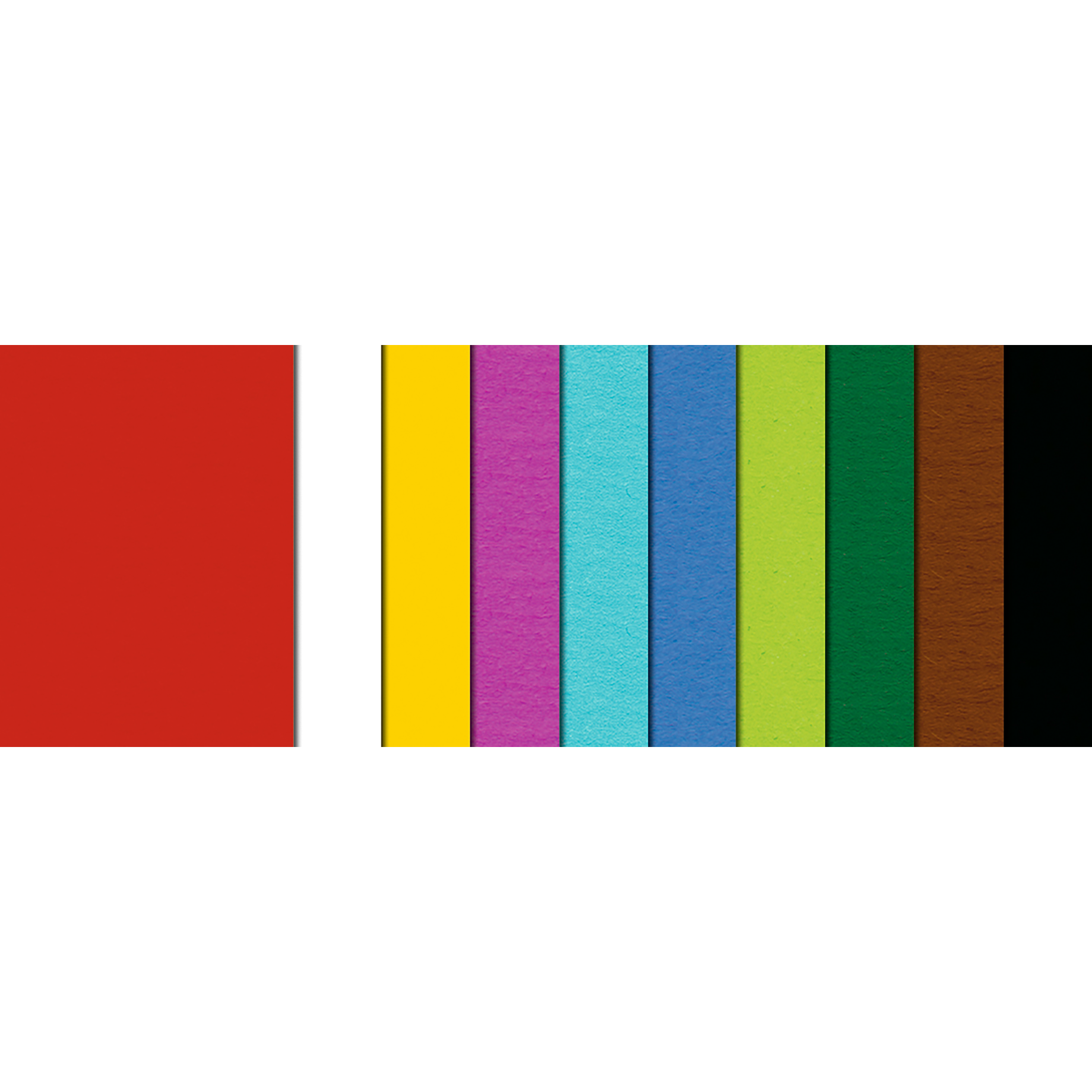 Tonzeichenpapier-Block, Normalfarben