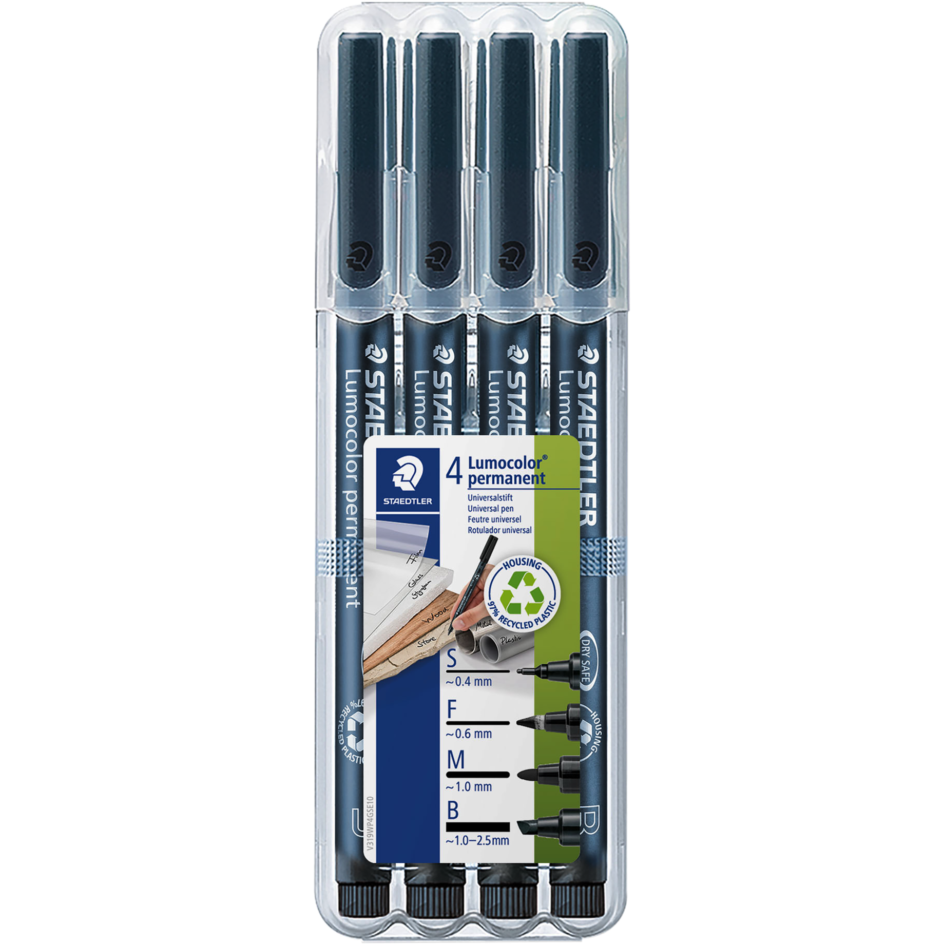 Lumocolor® permanent Faserschreiber 31-9WP4GS