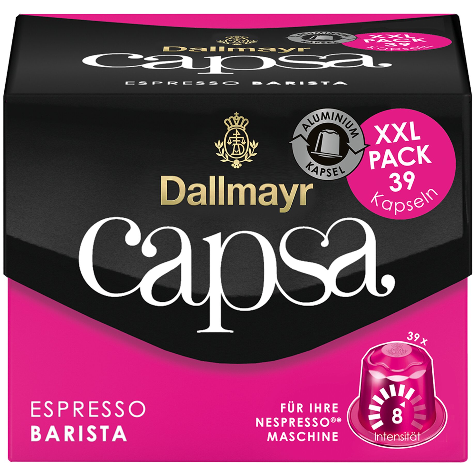 Dallmayr Kaffeekapsel capsa Barista XXL 39 St.