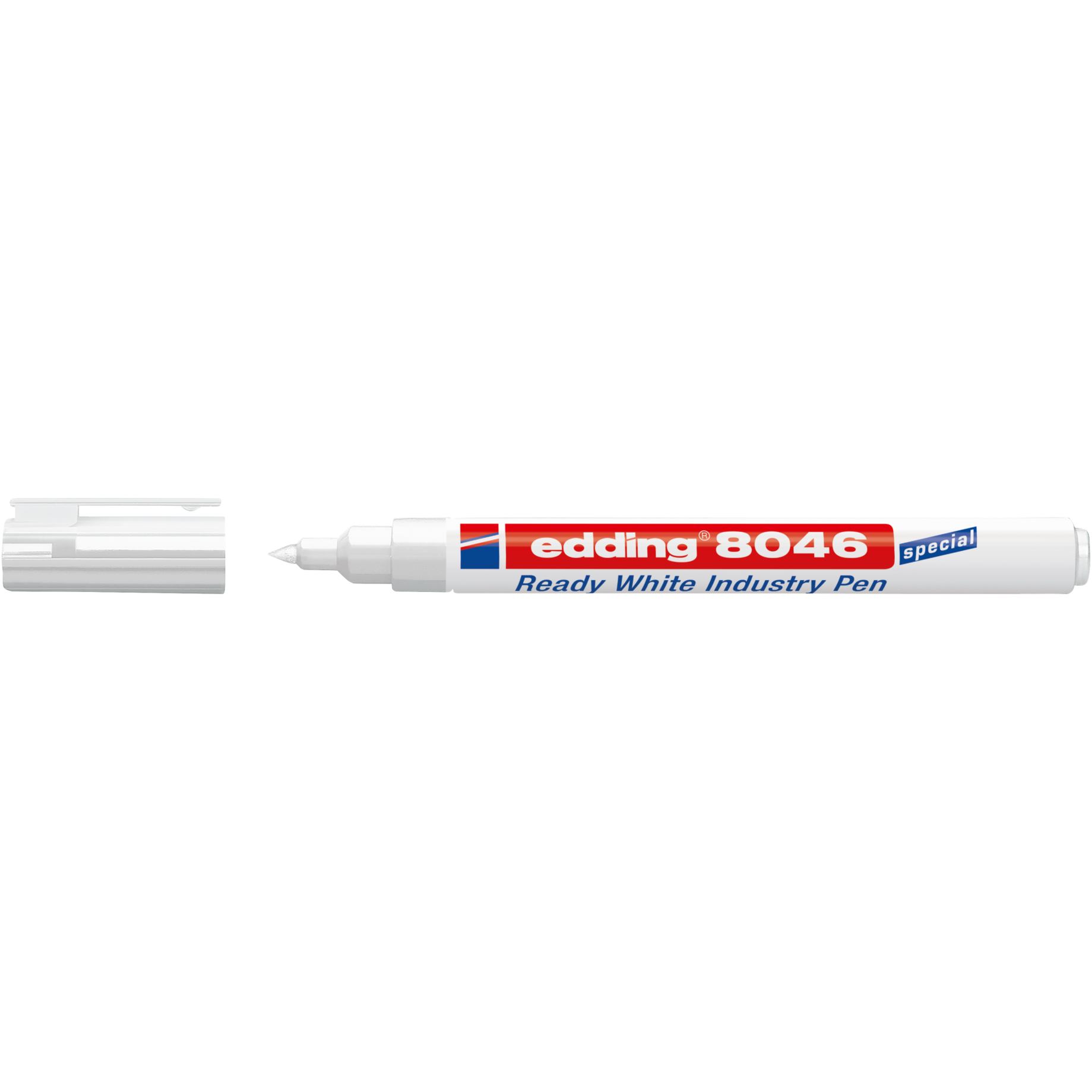 Industrie Permanentmarker 8046 Ready white