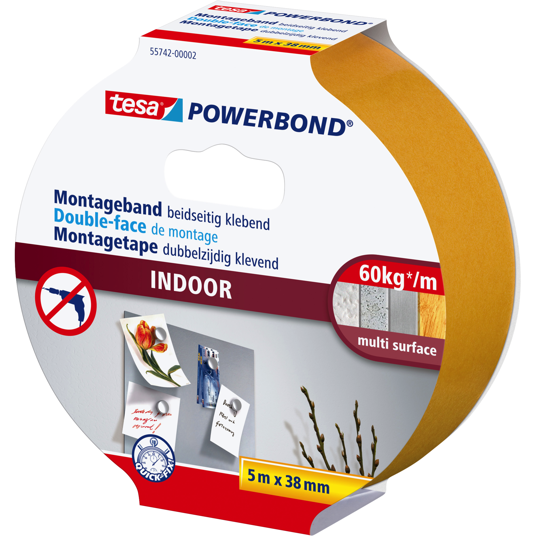 tesa Powerbond Ultra Strong 5m:19 weiß