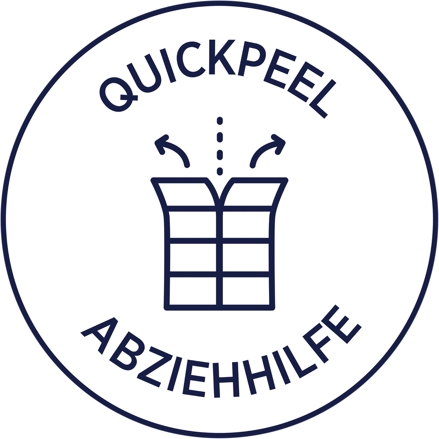 Universal-Etikett ultragrip, 97 mm breit, umlauf. Rand