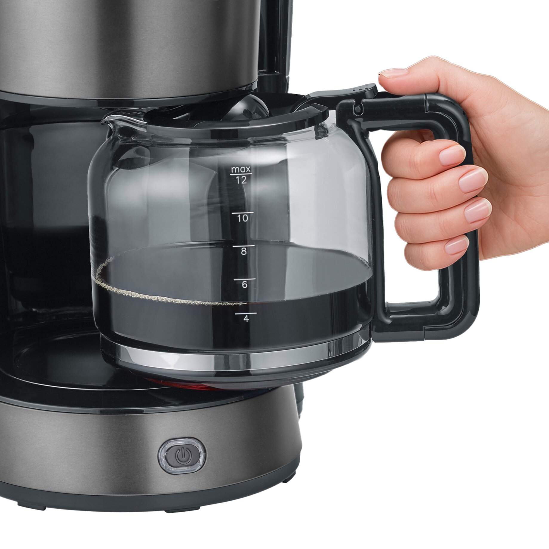 Kaffee, Kaffeemaschine, Karaffe, Glas, Griff