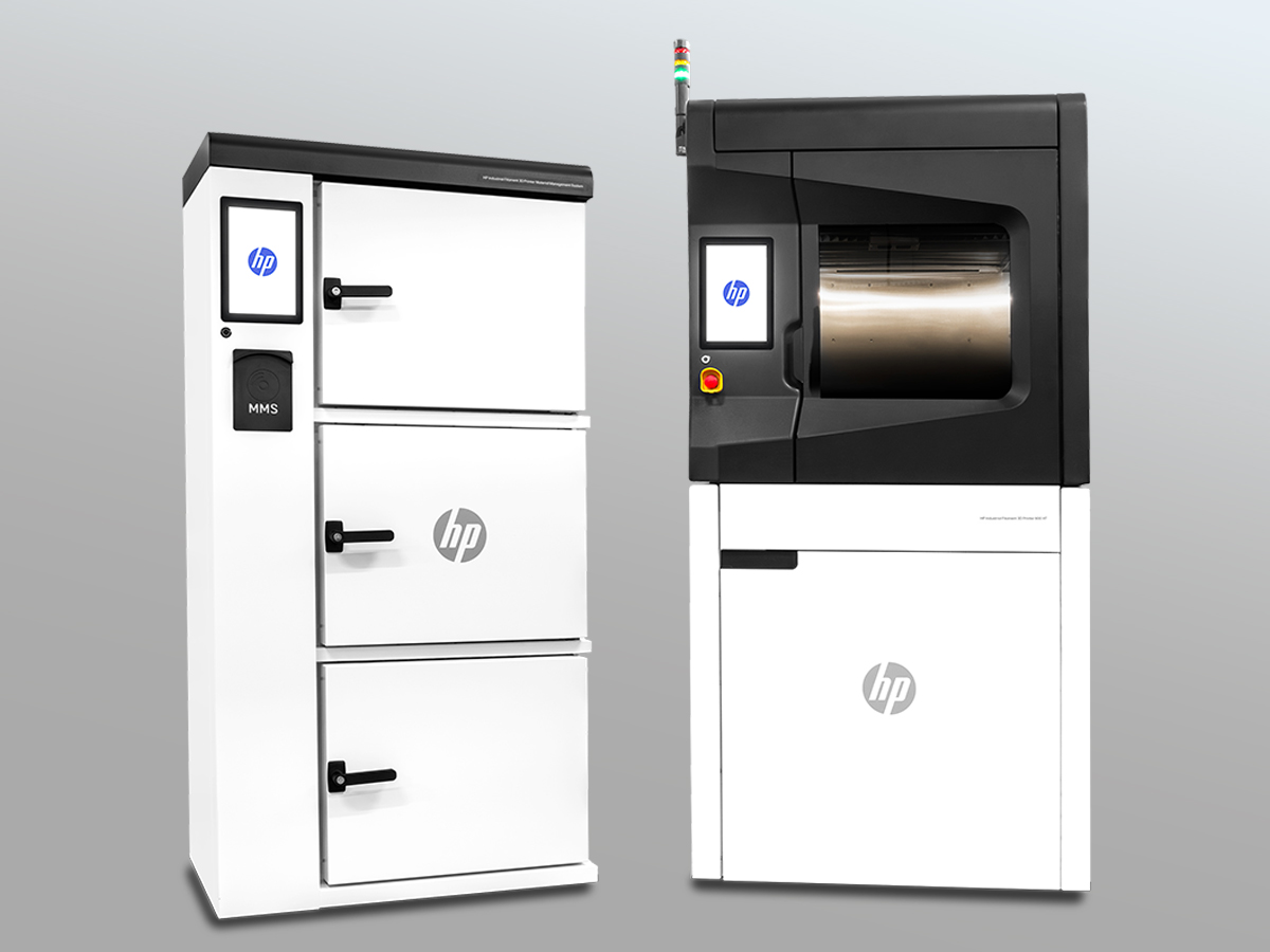 3D-Drucker, Industrie-Drucker, HP, weiße Schrankeinheit, Maschine