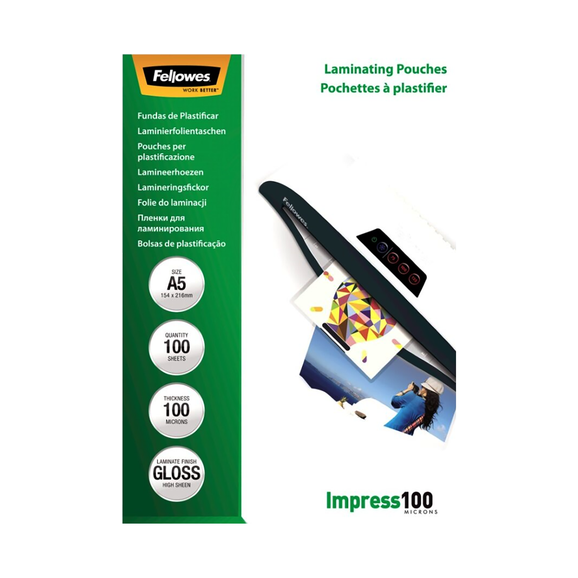 Fellowes® Laminierfolie ImageLast™ Enhance 80